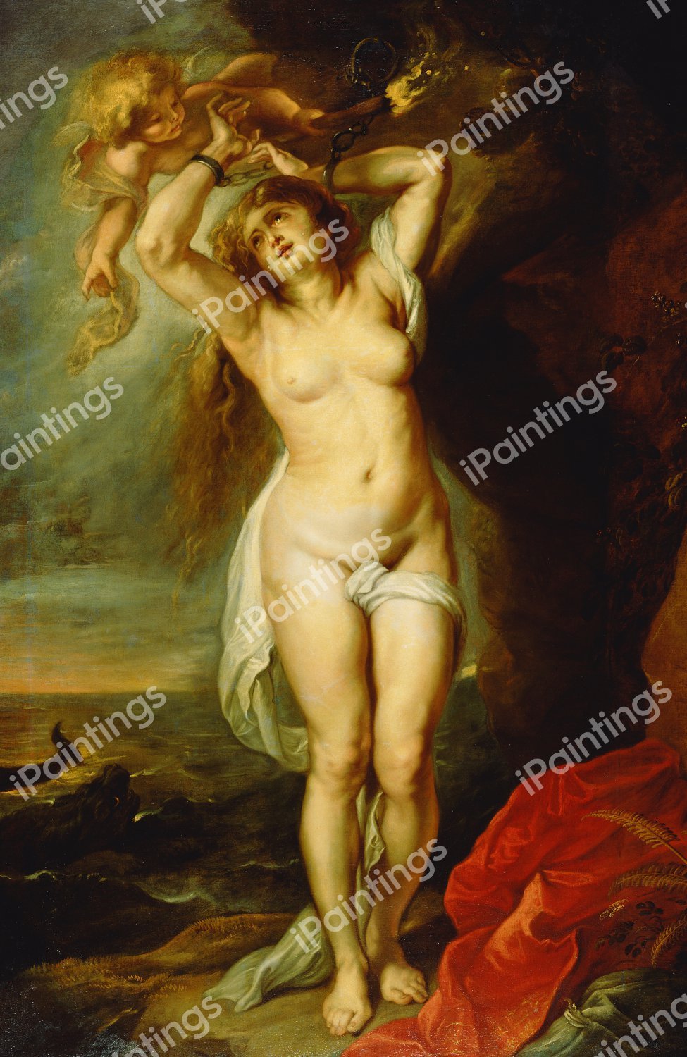 Andromeda. The painting by Peter Paul Rubens