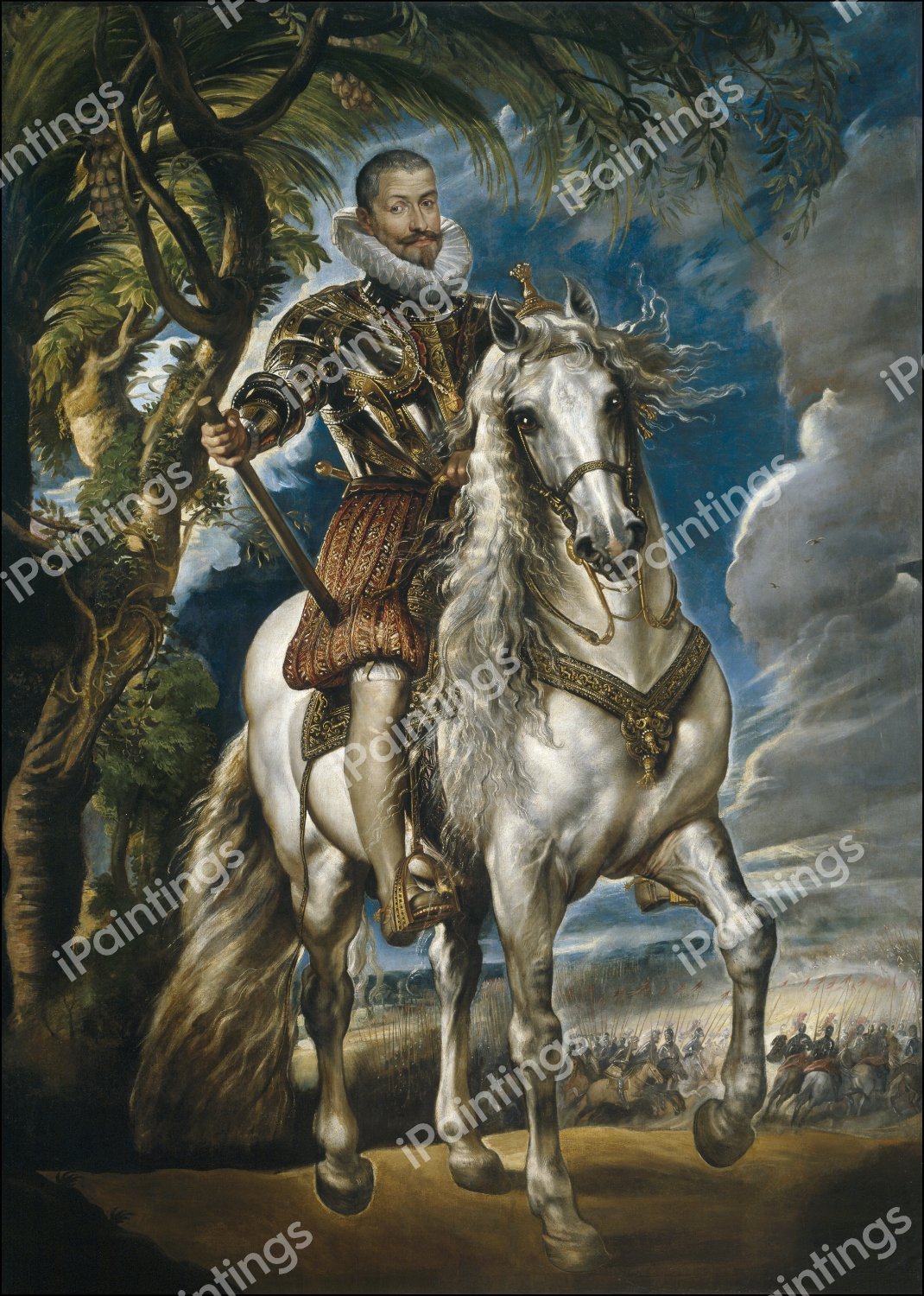 Francisco Gomez de Sandoval y Rojas, Duke of Lerma. The painting by Peter Paul Rubens