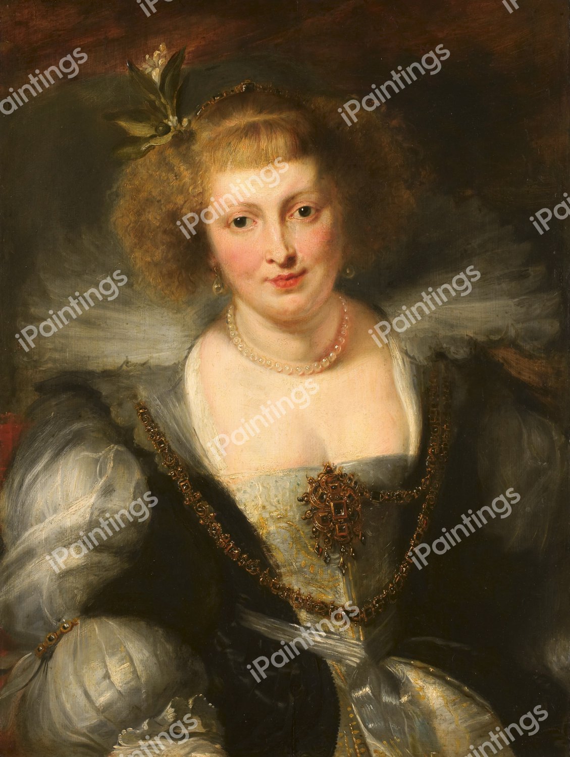 Helena Fourment. The painting by Peter Paul Rubens