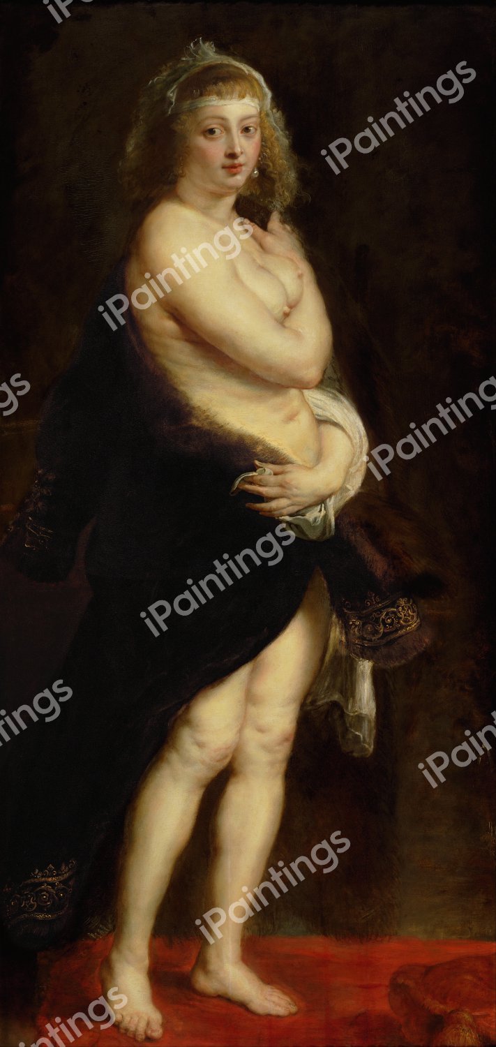 Helene Fourment in a Fur Robe. The painting by Peter Paul Rubens