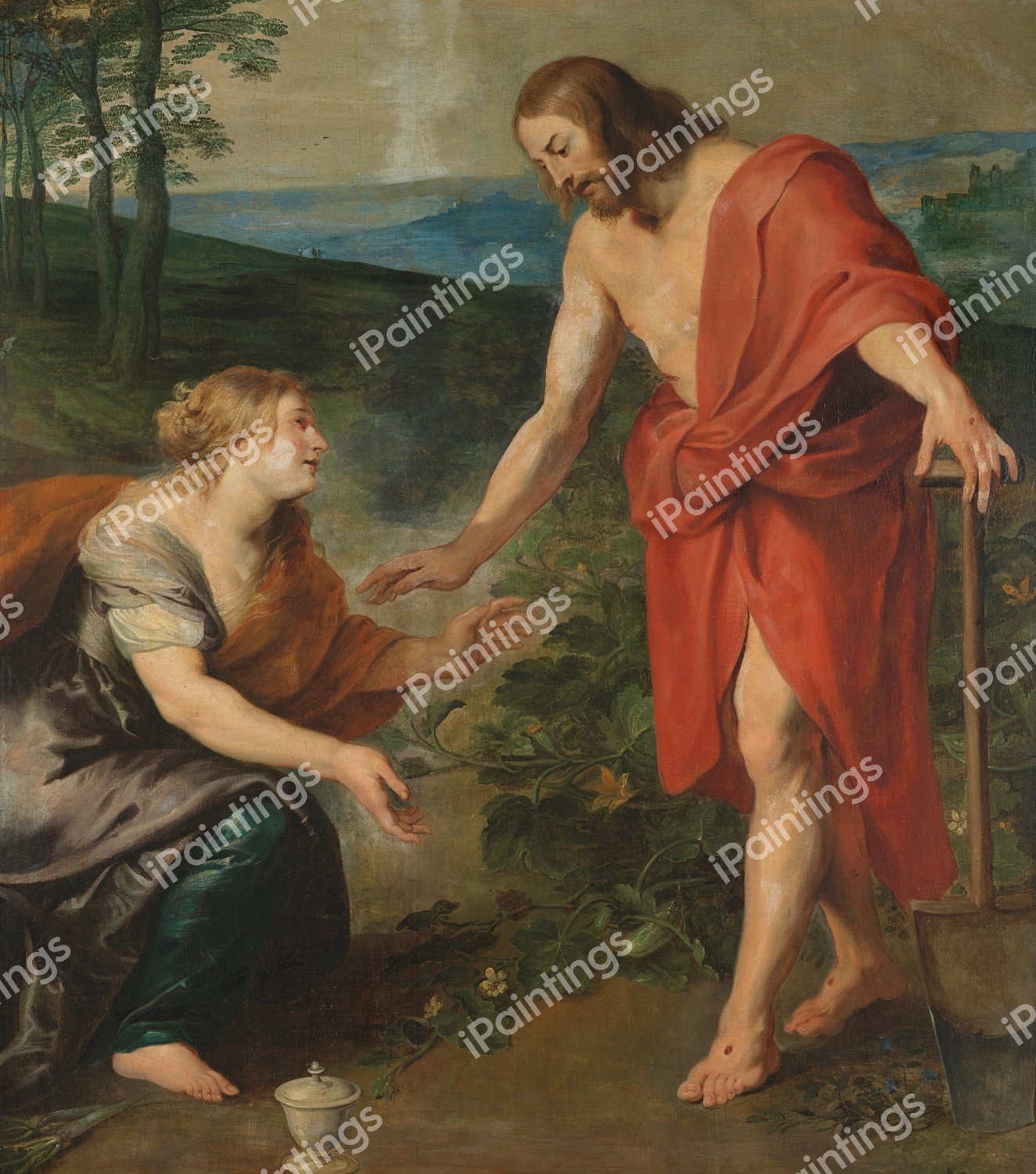 Noli Me Tangere. The painting by Peter Paul Rubens