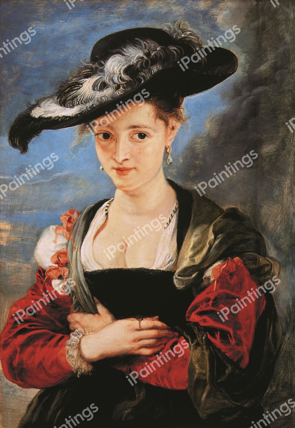 Portrait of Susanna Lunden . The painting by Peter Paul Rubens