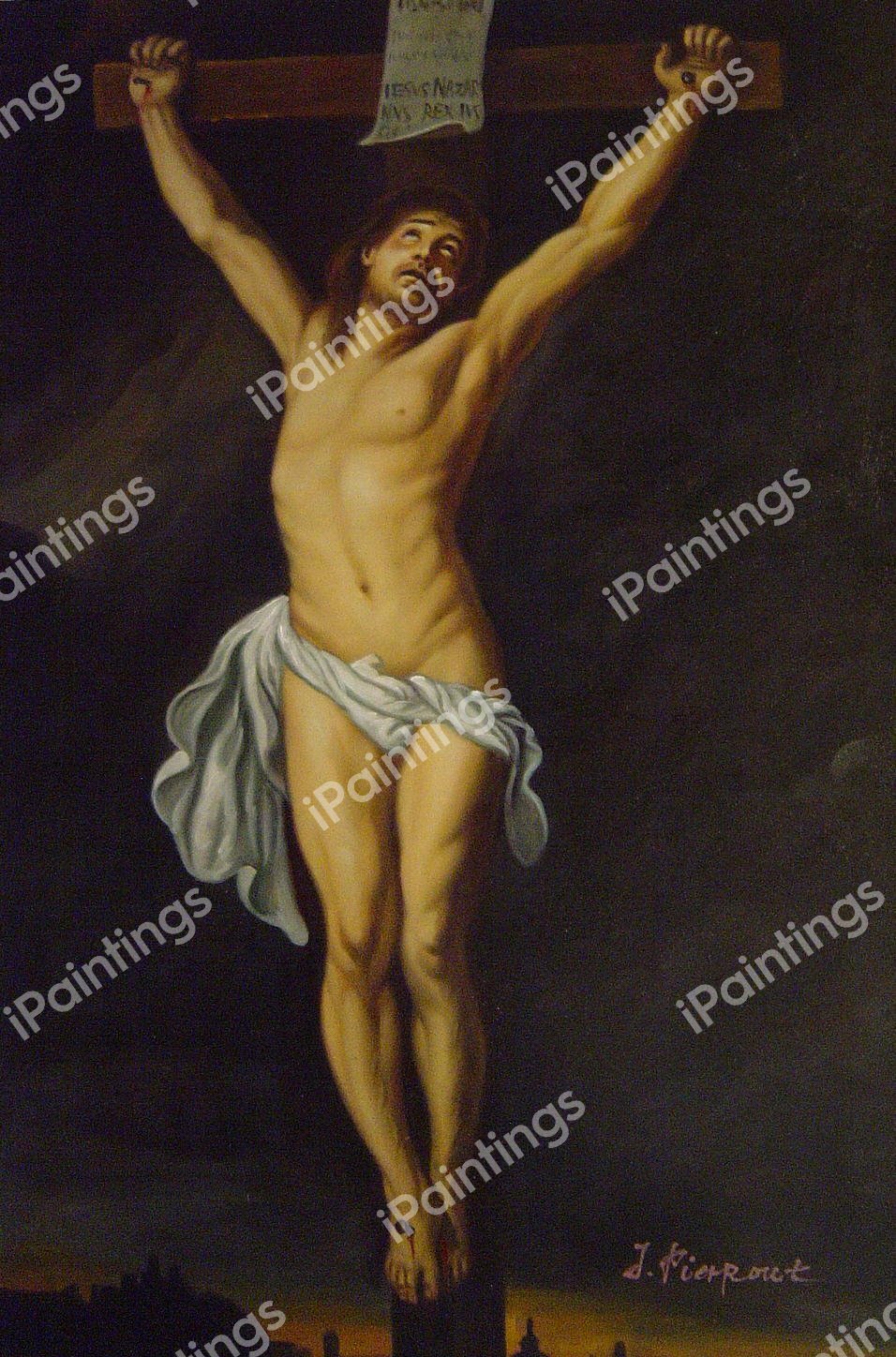 The Crucified Christ. The painting by Peter Paul Rubens