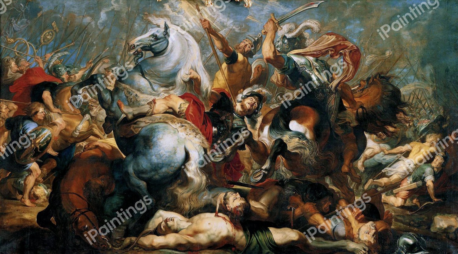 The Death of Decius Mus. The painting by Peter Paul Rubens