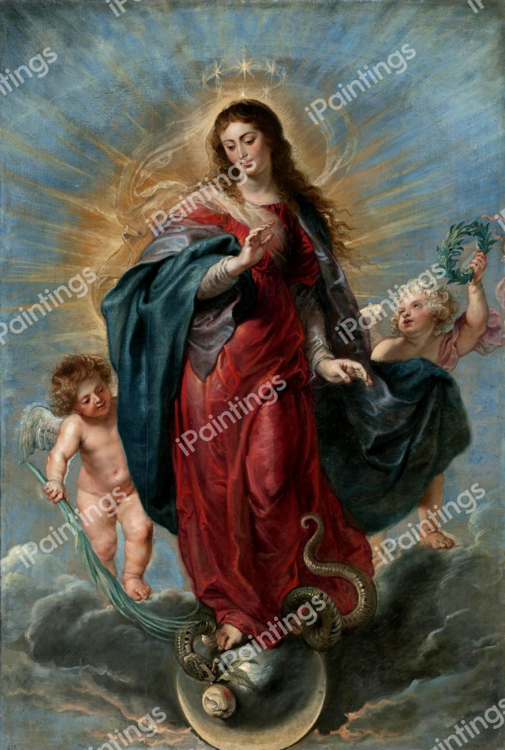 The Immaculate Conception. The painting by Peter Paul Rubens