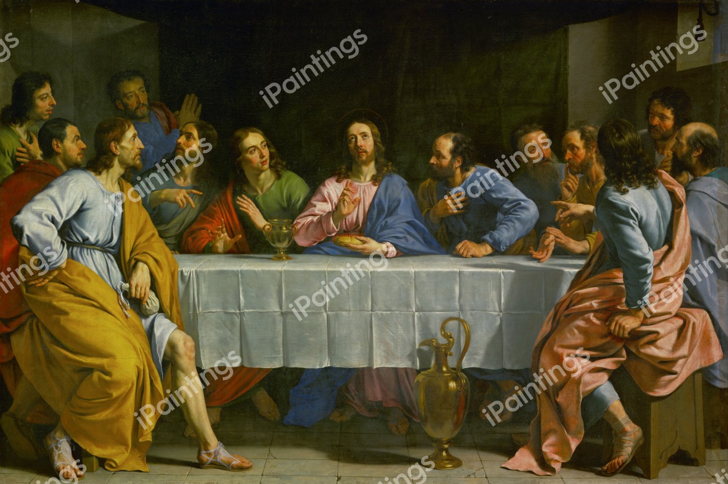 Last Supper. The painting by Phillipe De Champaigne