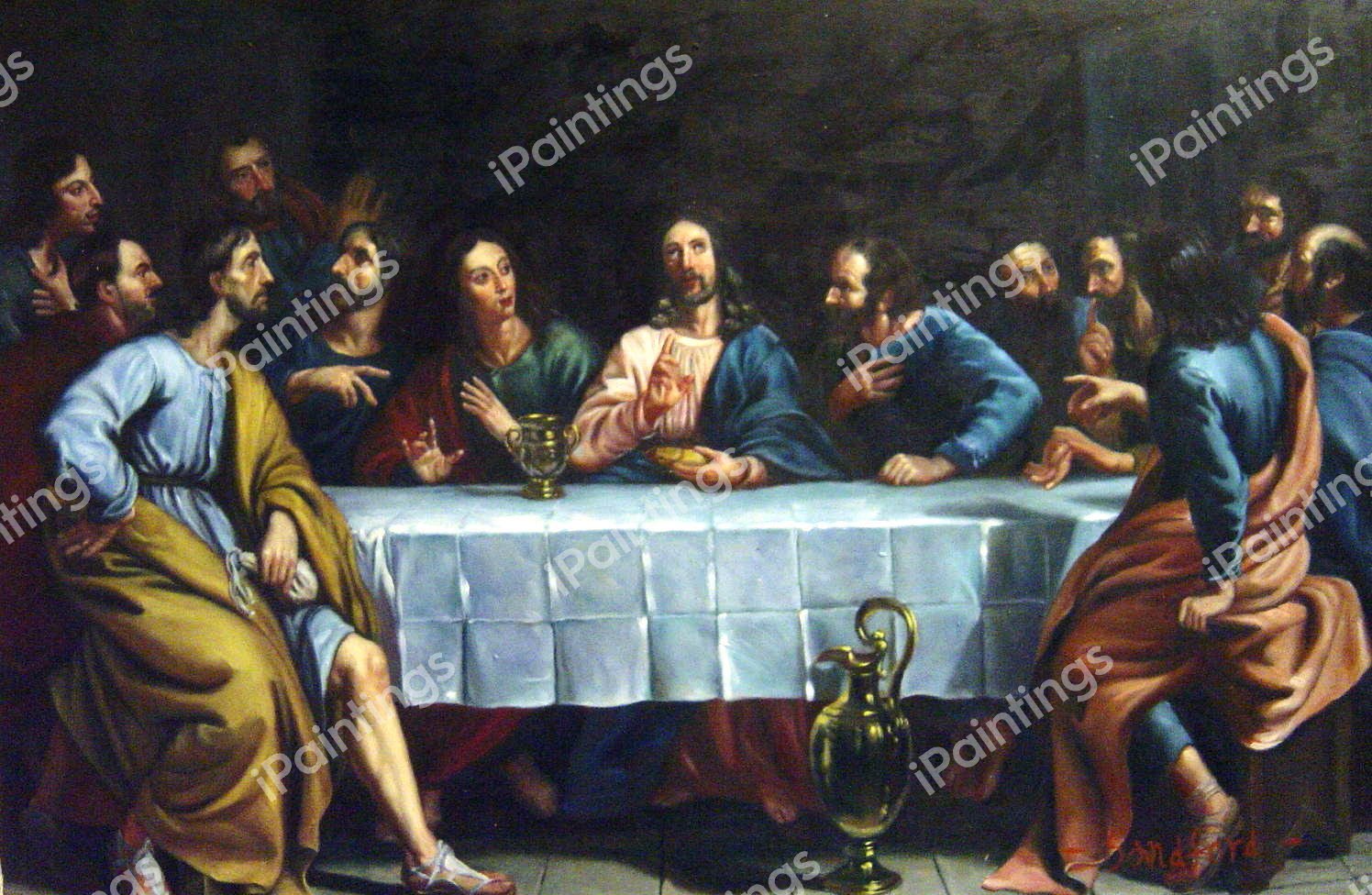 The Last Supper. The painting by Phillipe De Champaigne