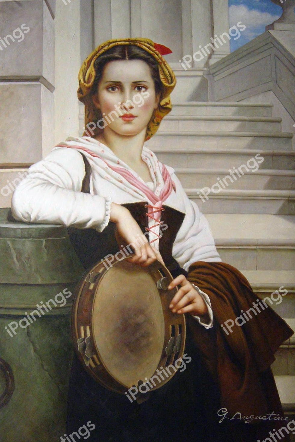 The Bohemian. The painting by Pierre-Auguste Cot