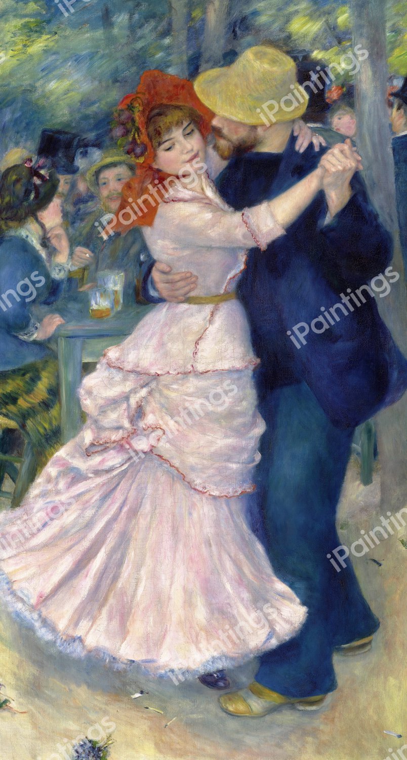 Dance at Bougival. The painting by Pierre-Auguste Renoir