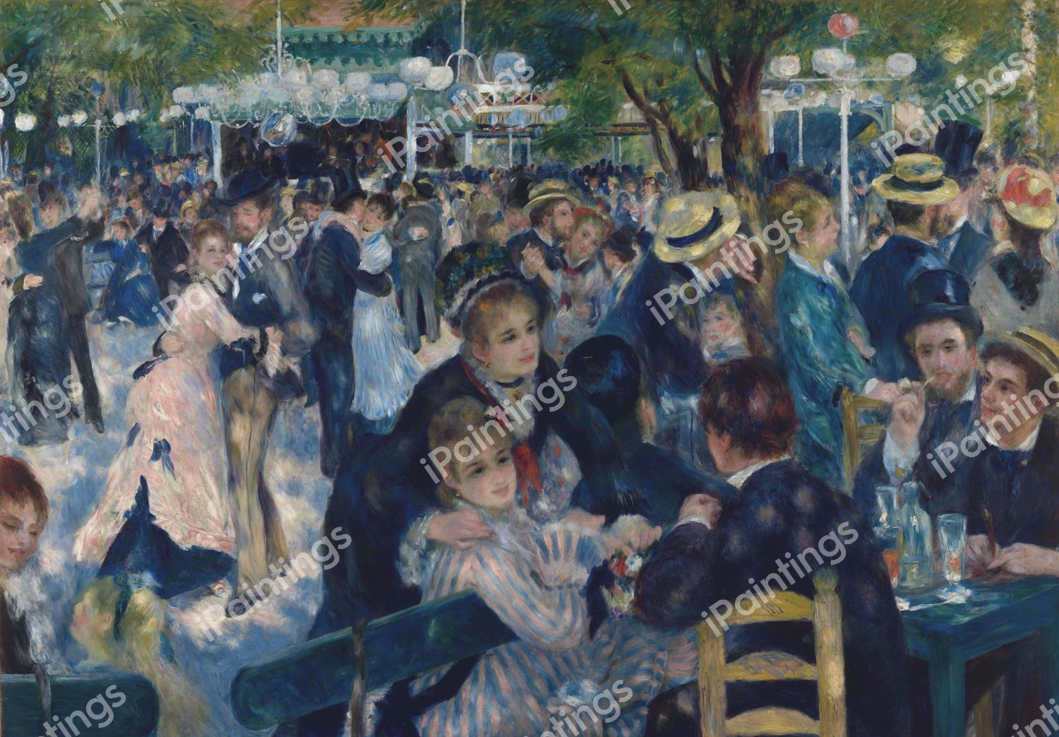 Renoir Le Moulin de la Gallette Impressionist Wall Decor Art Print Poster 16x20