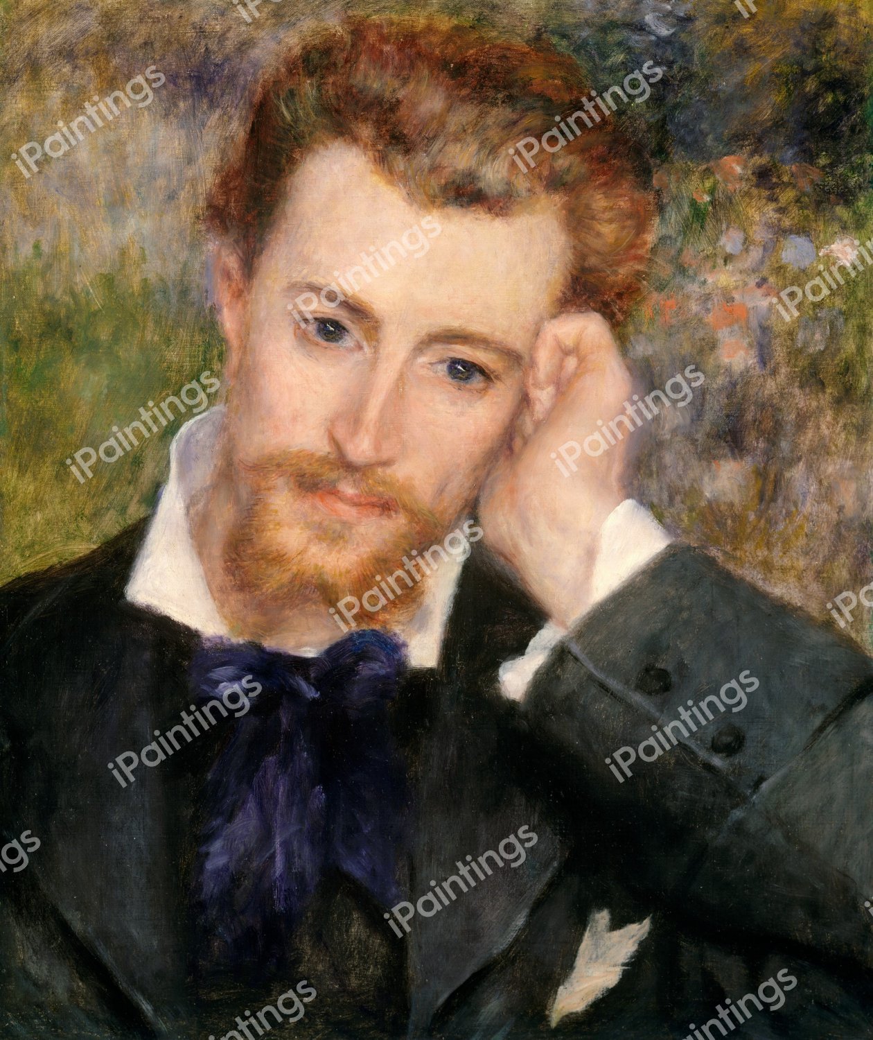 Eugene Murer (Hyacinthe-Eugene Meunier). The painting by Pierre-Auguste Renoir