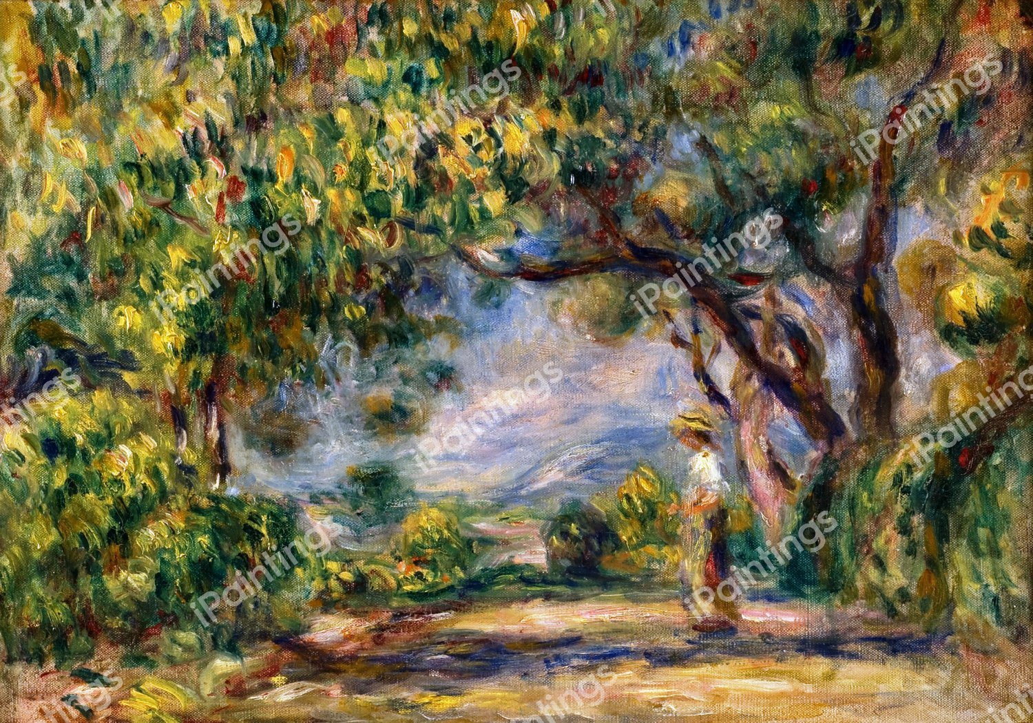 Les Collettes. The painting by Pierre-Auguste Renoir