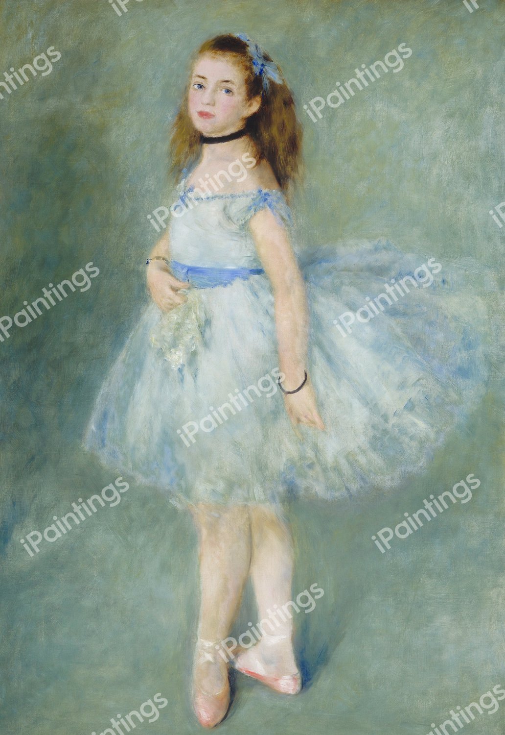 The Dancer (Danseuse). The painting by Pierre-Auguste Renoir