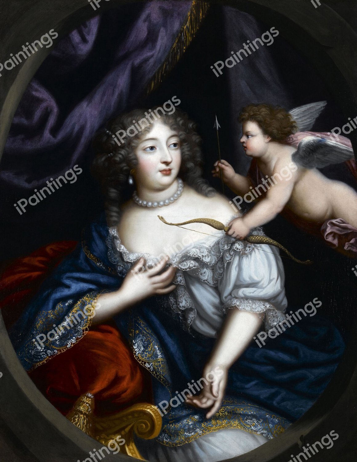 Madame de Montespan. The painting by Pierre Mignard
