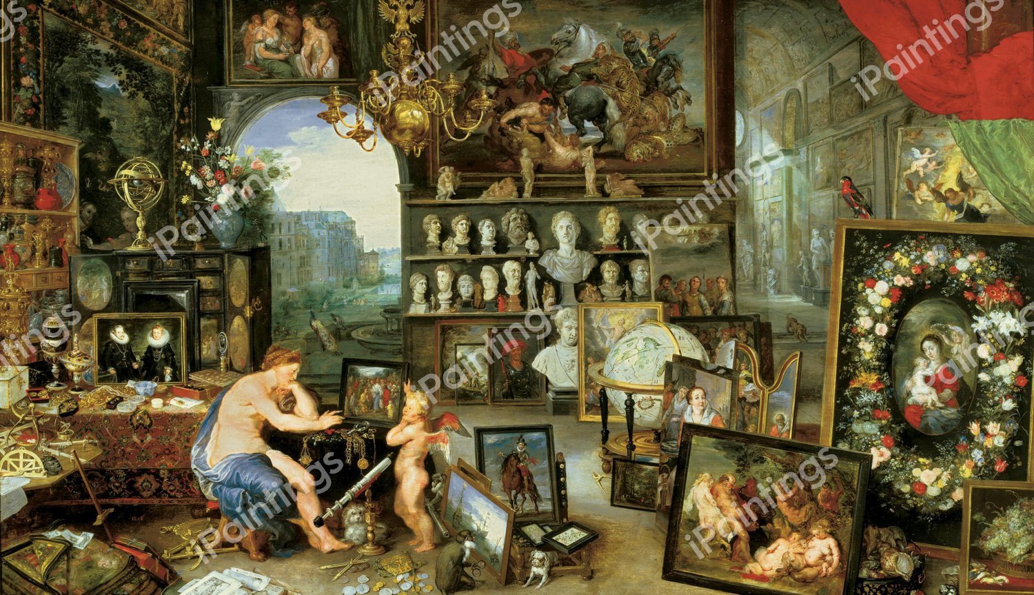 The Five Senses: Sight. The painting by Pieter the Elder Bruegel