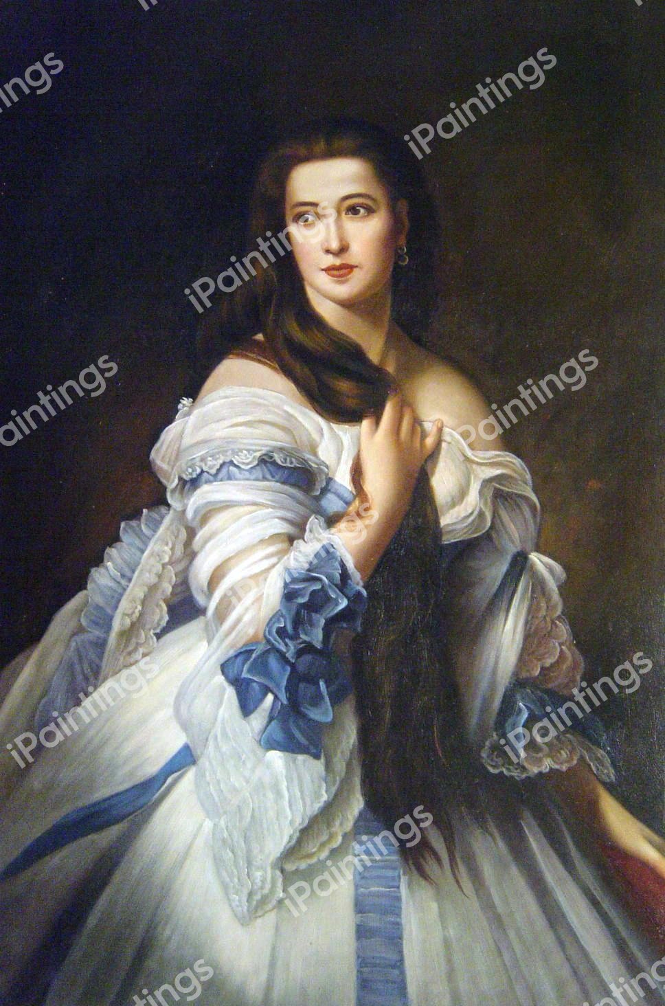 Portrait Of Madame RimskyKorsakov Painting by Franz Xavier