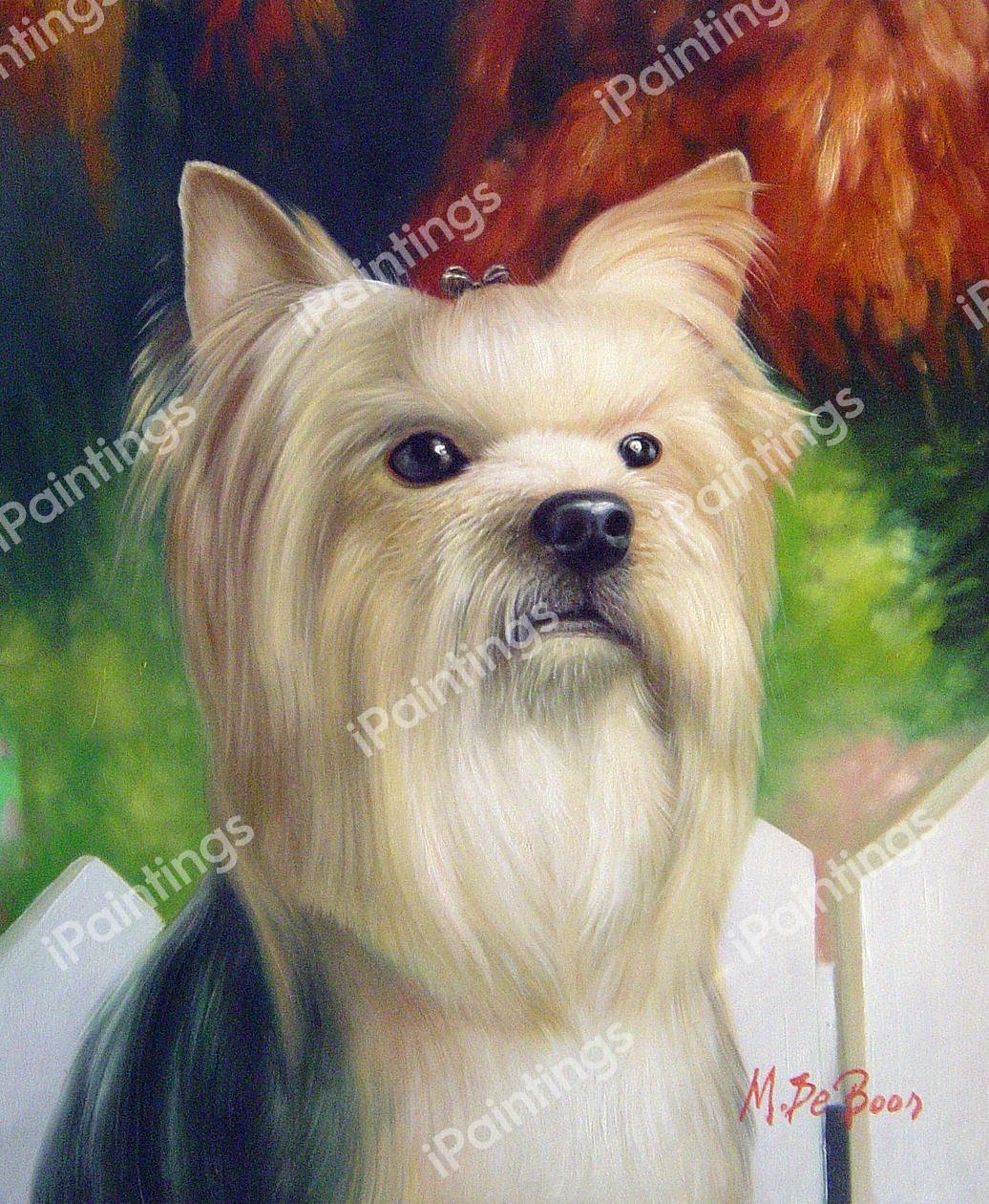Precious Yorkie. The painting by Our Originals
