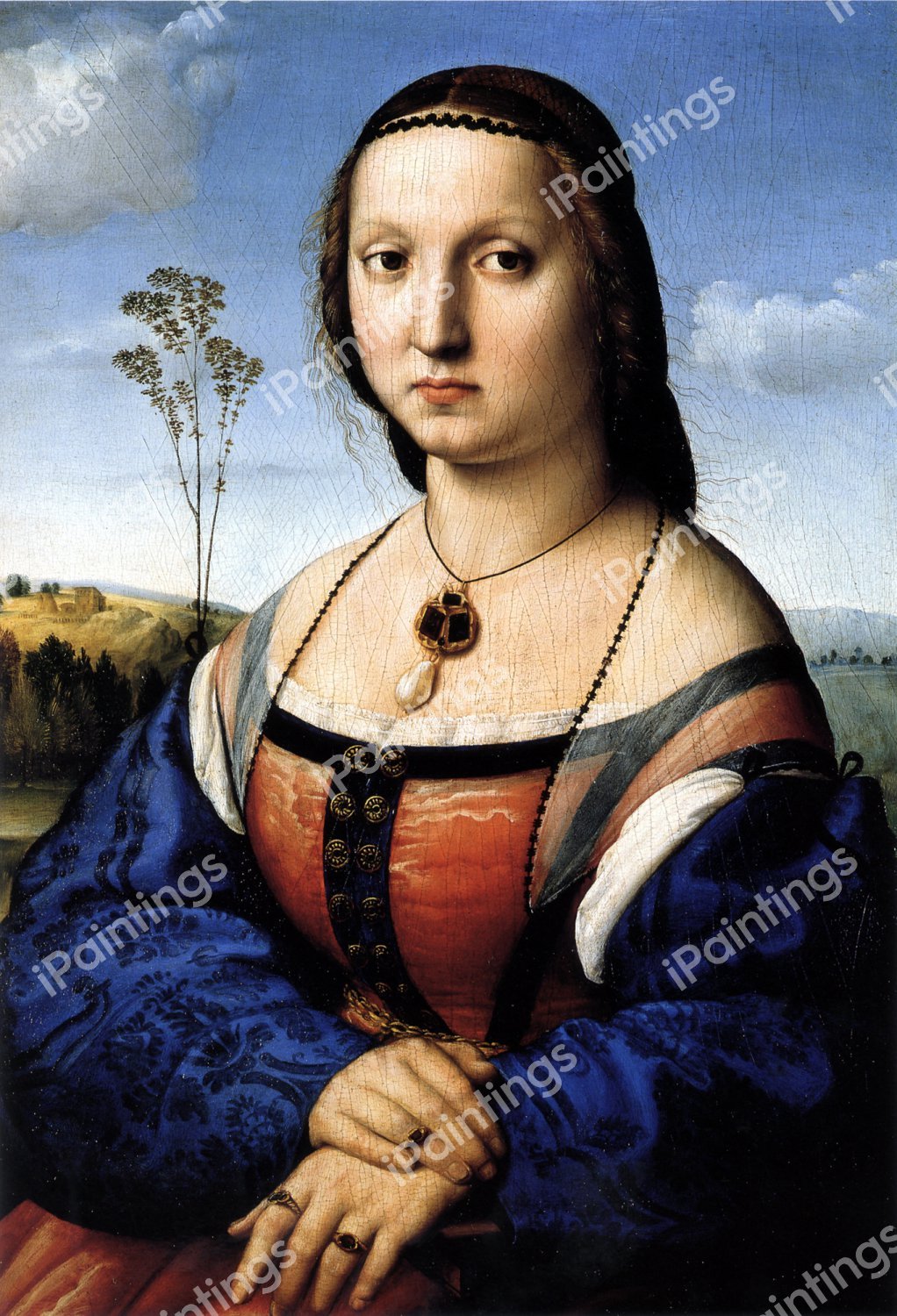 Maddalena. The painting by Raphael 
