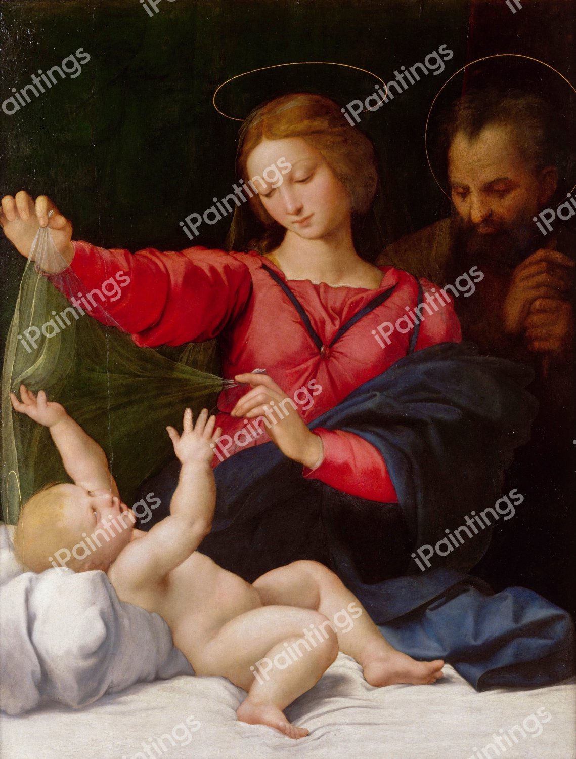 Madonna of Loreto. The painting by Raphael 