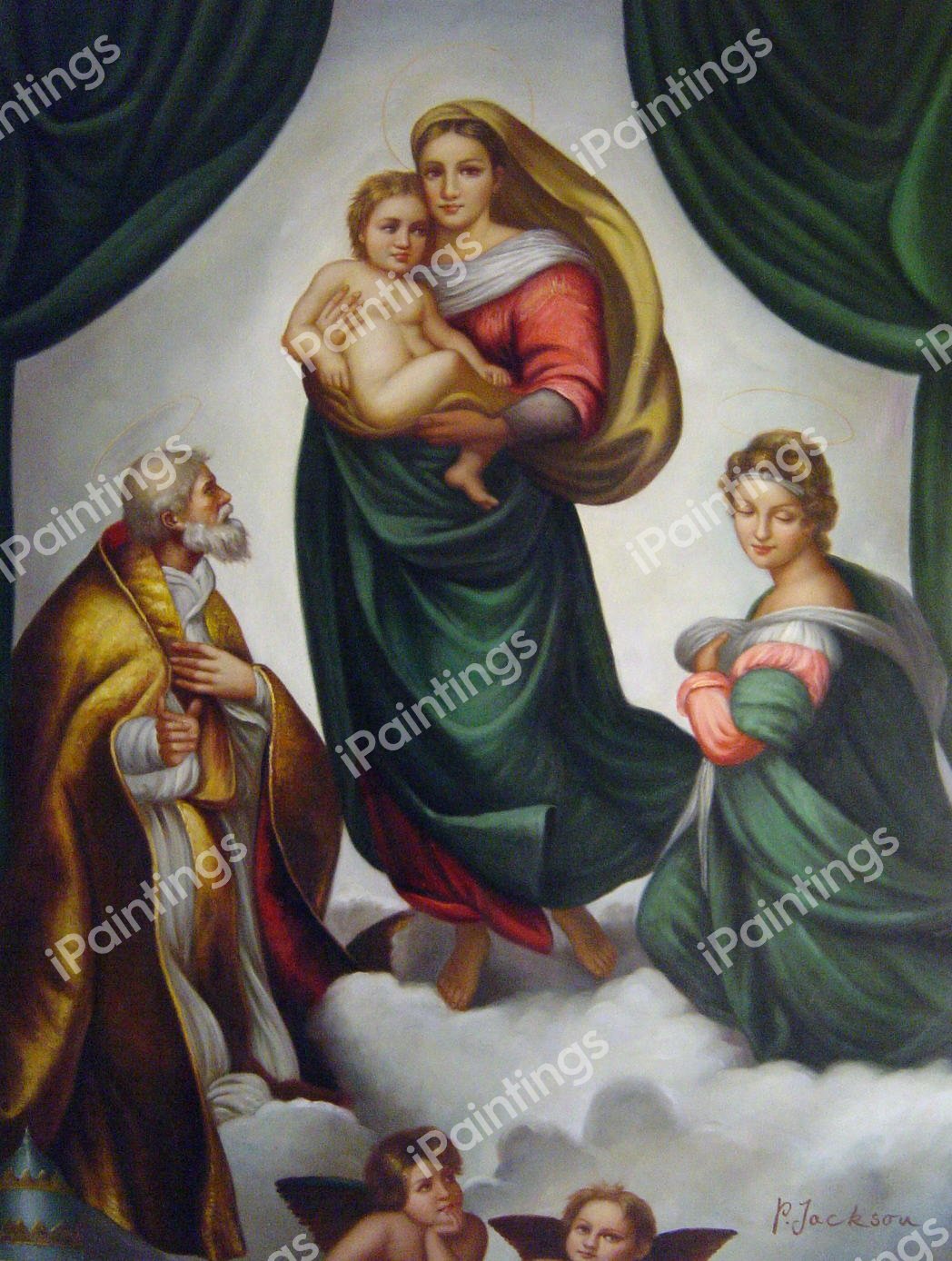 The Sistine Madonna. The painting by Raphael 