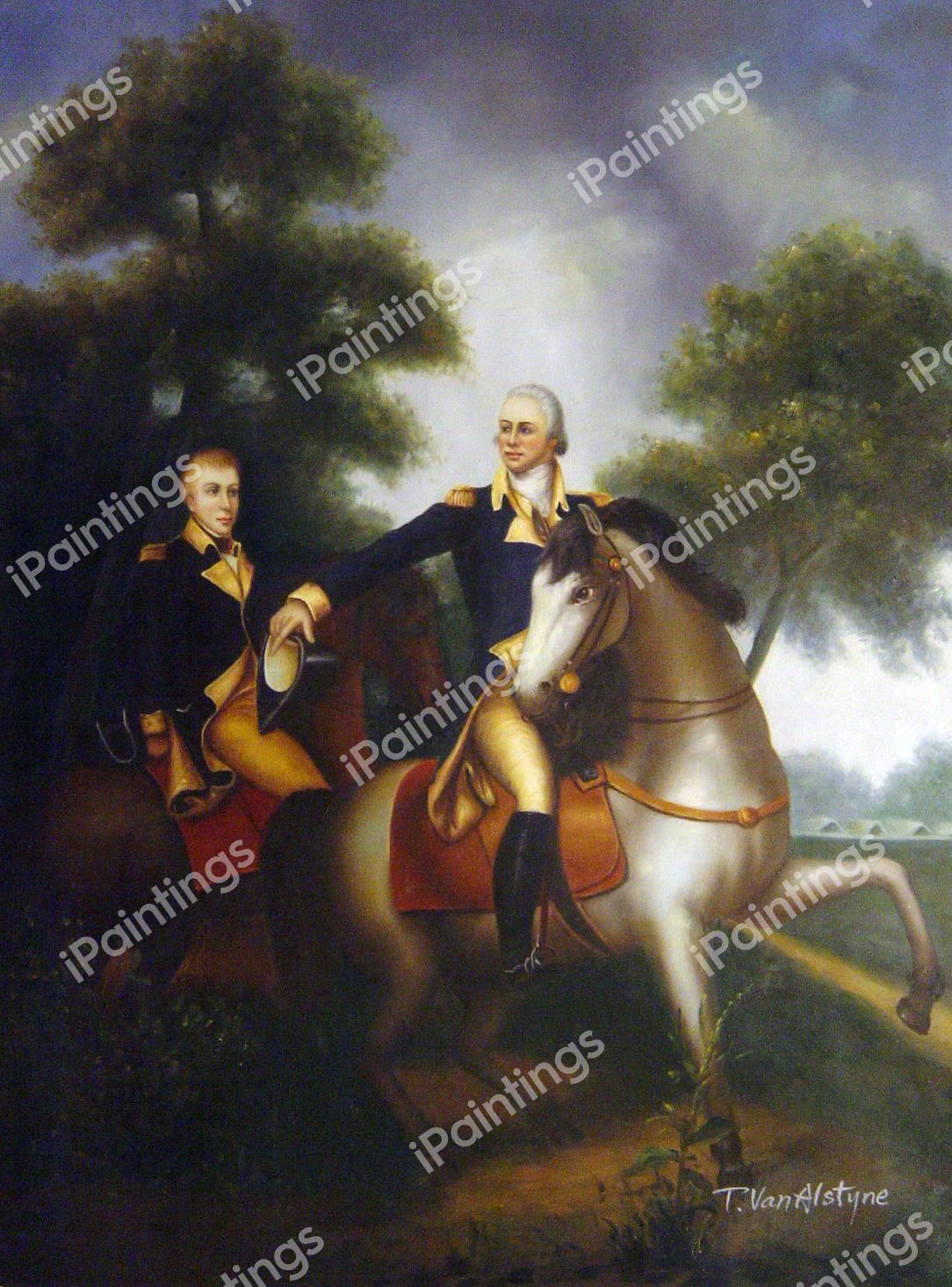 George Washington Before Yorktown. The painting by Rembrandt Peale