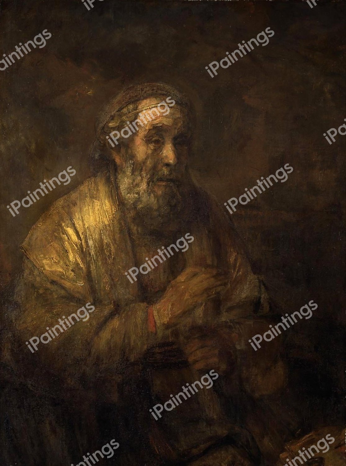 Homer. The painting by Rembrandt van Rijn