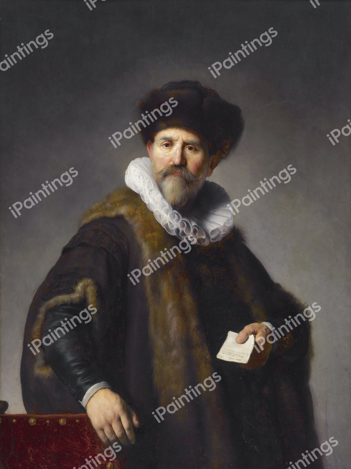 Portrait of Nicolaes Ruts. The painting by Rembrandt van Rijn