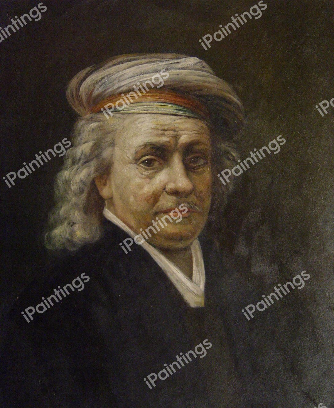 Self Portrait. The painting by Rembrandt van Rijn