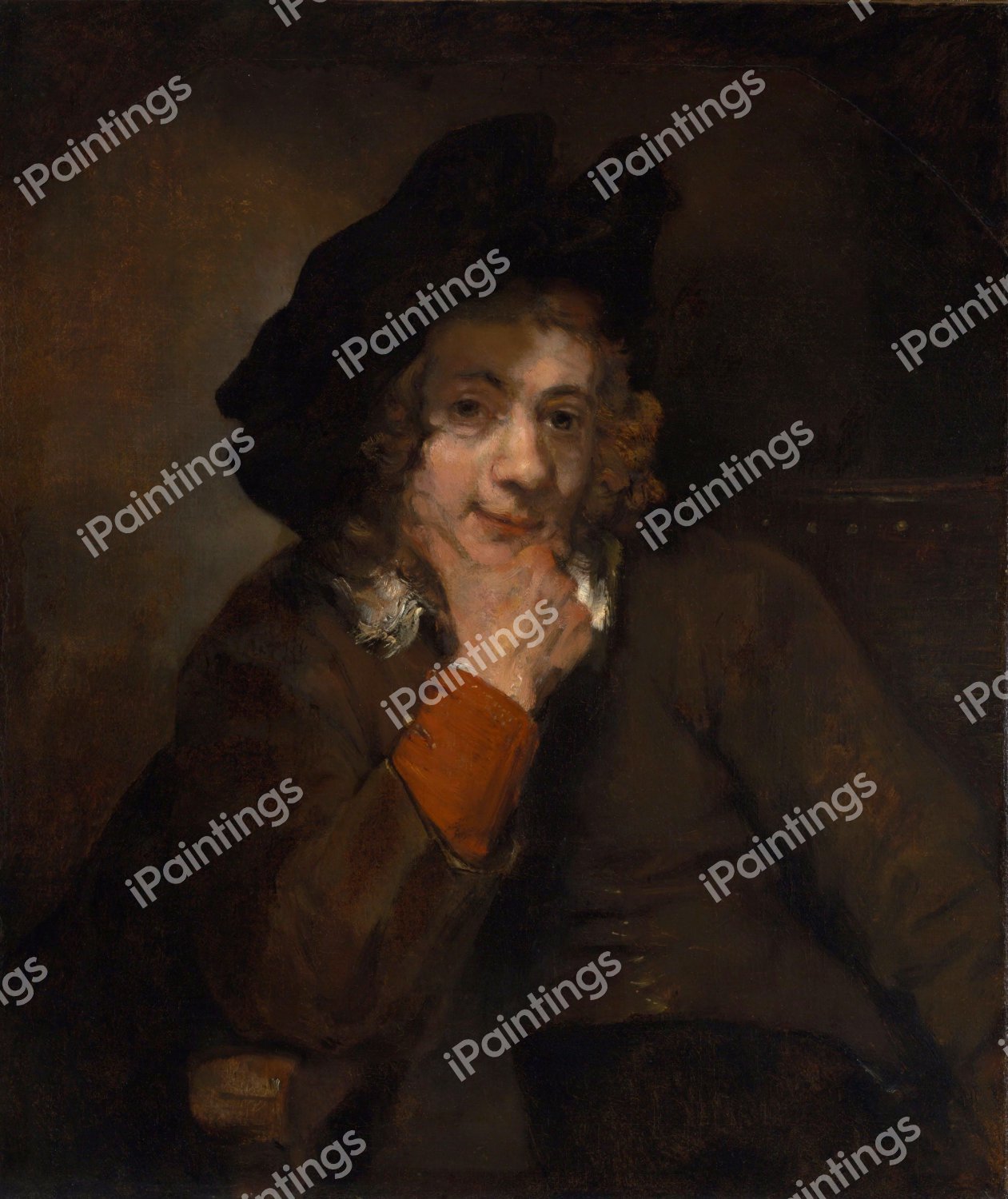 Titus, the Artist's Son. The painting by Rembrandt van Rijn