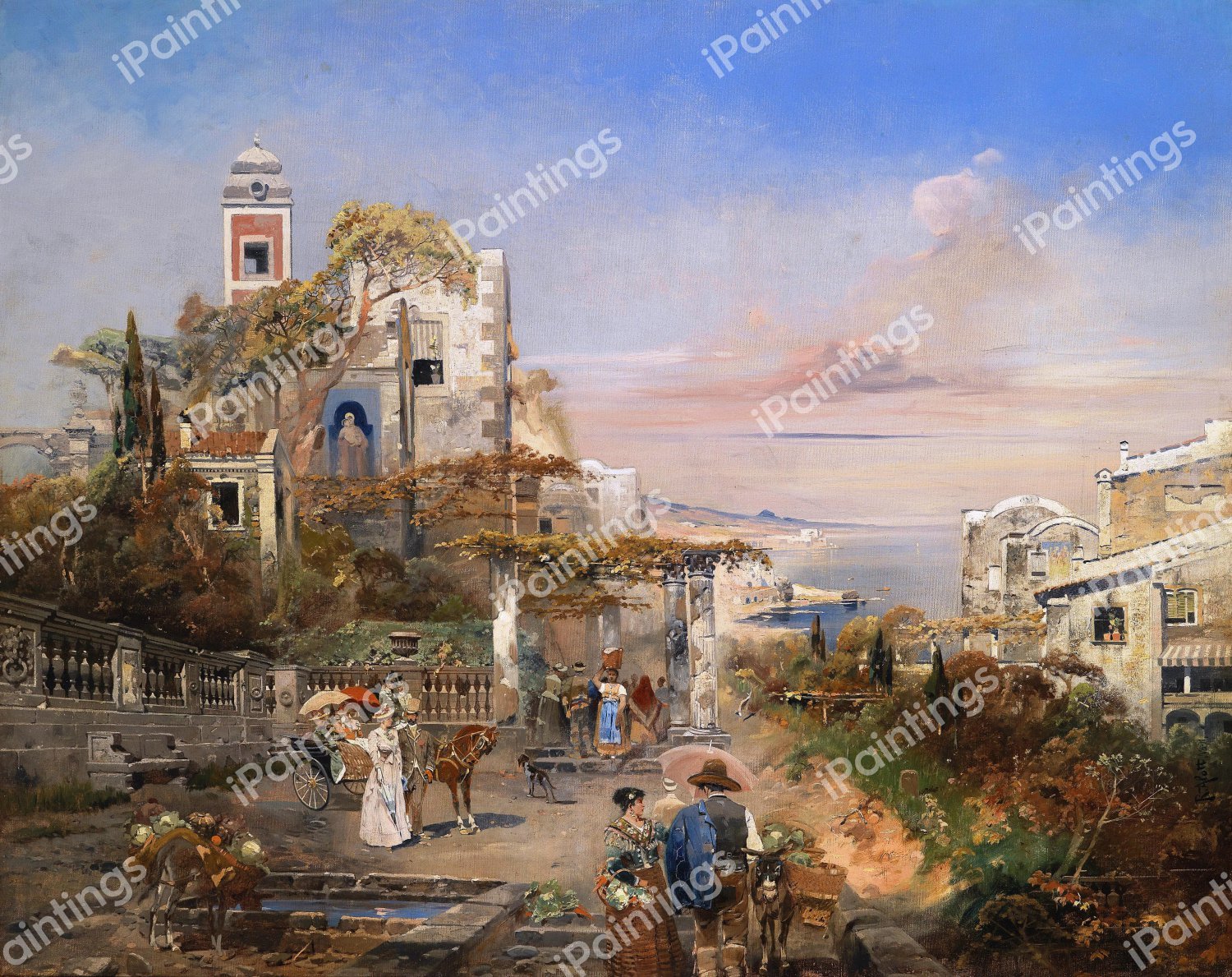 Southern Capriccio. The painting by Robert Alott