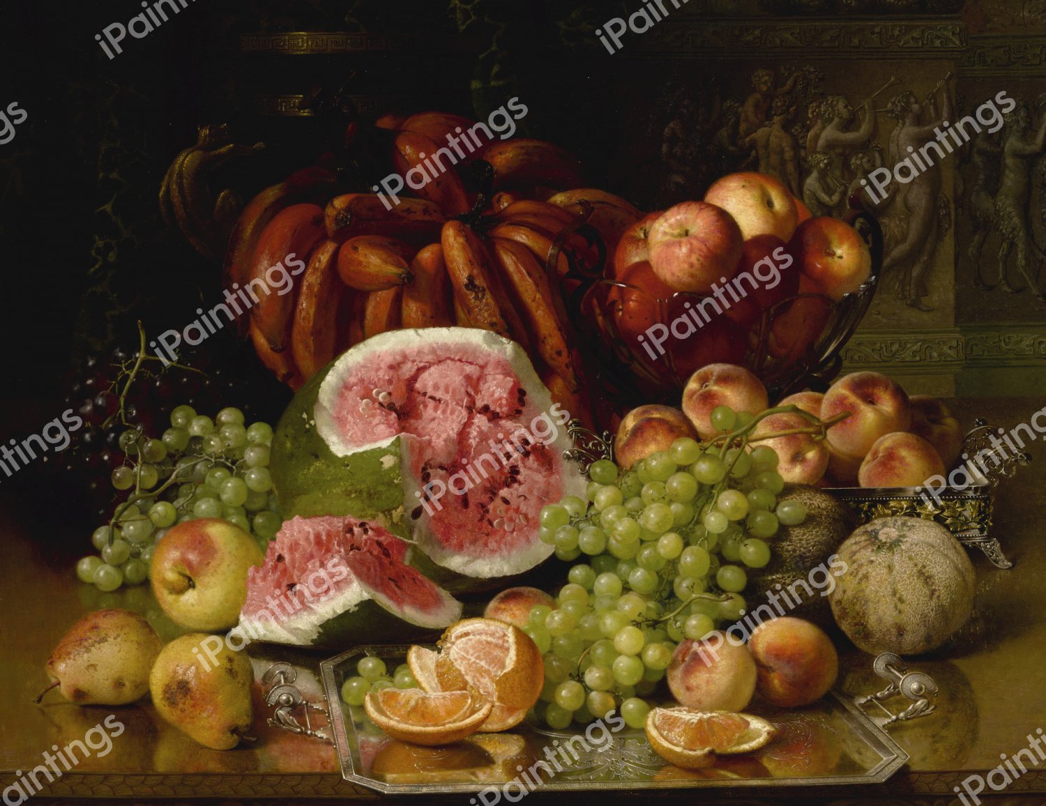 A Fruit Picture. The painting by Robert Dunning