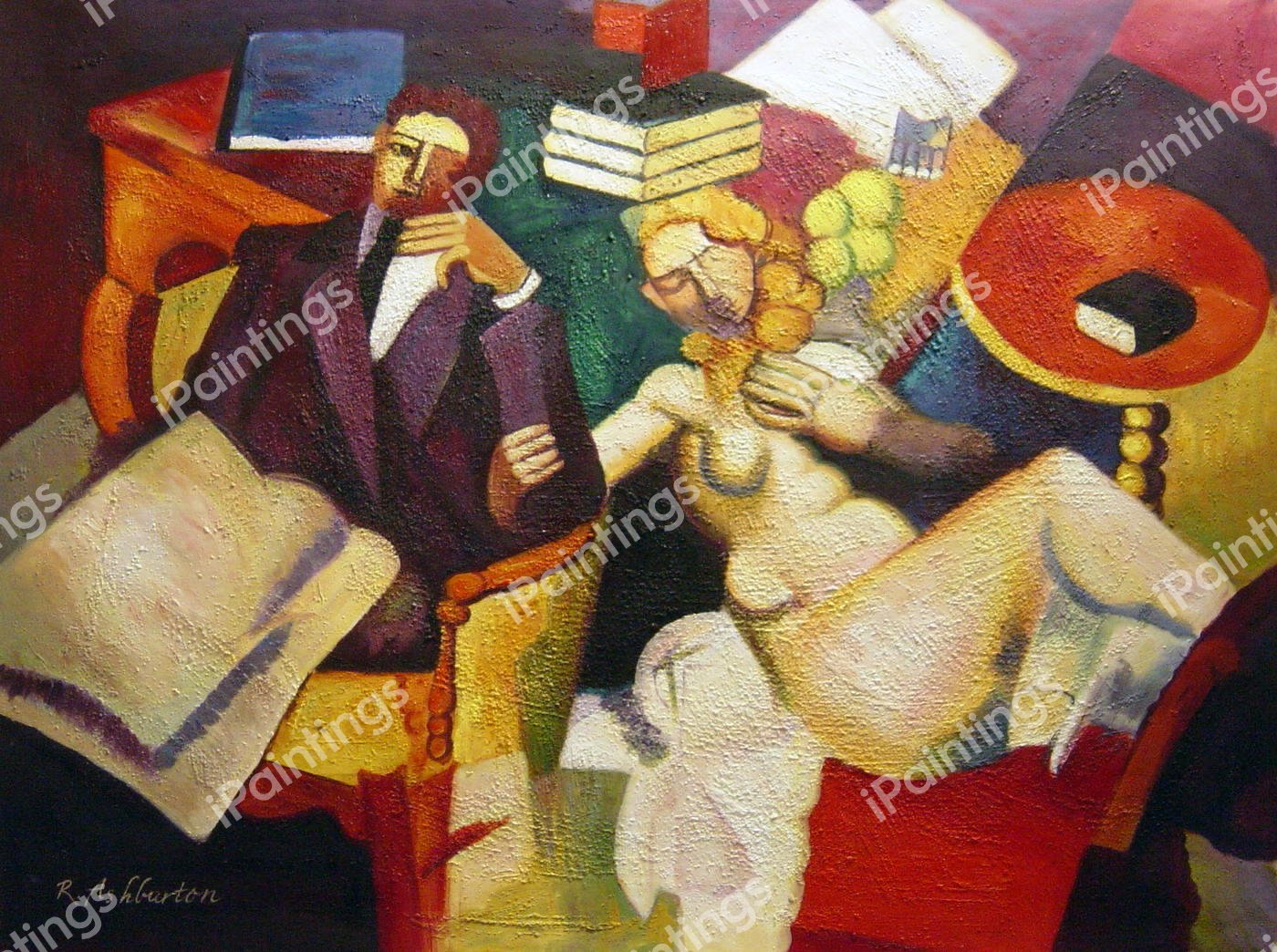 Married Life. The painting by Roger De La Fresnaye