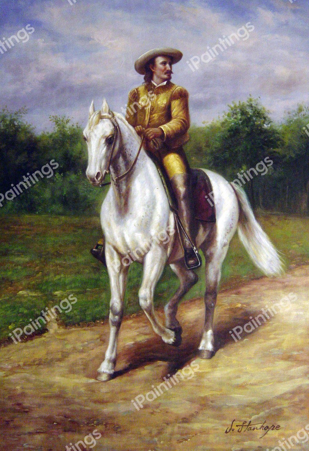 Col. William F. Cody. The painting by Rosa Bonheur