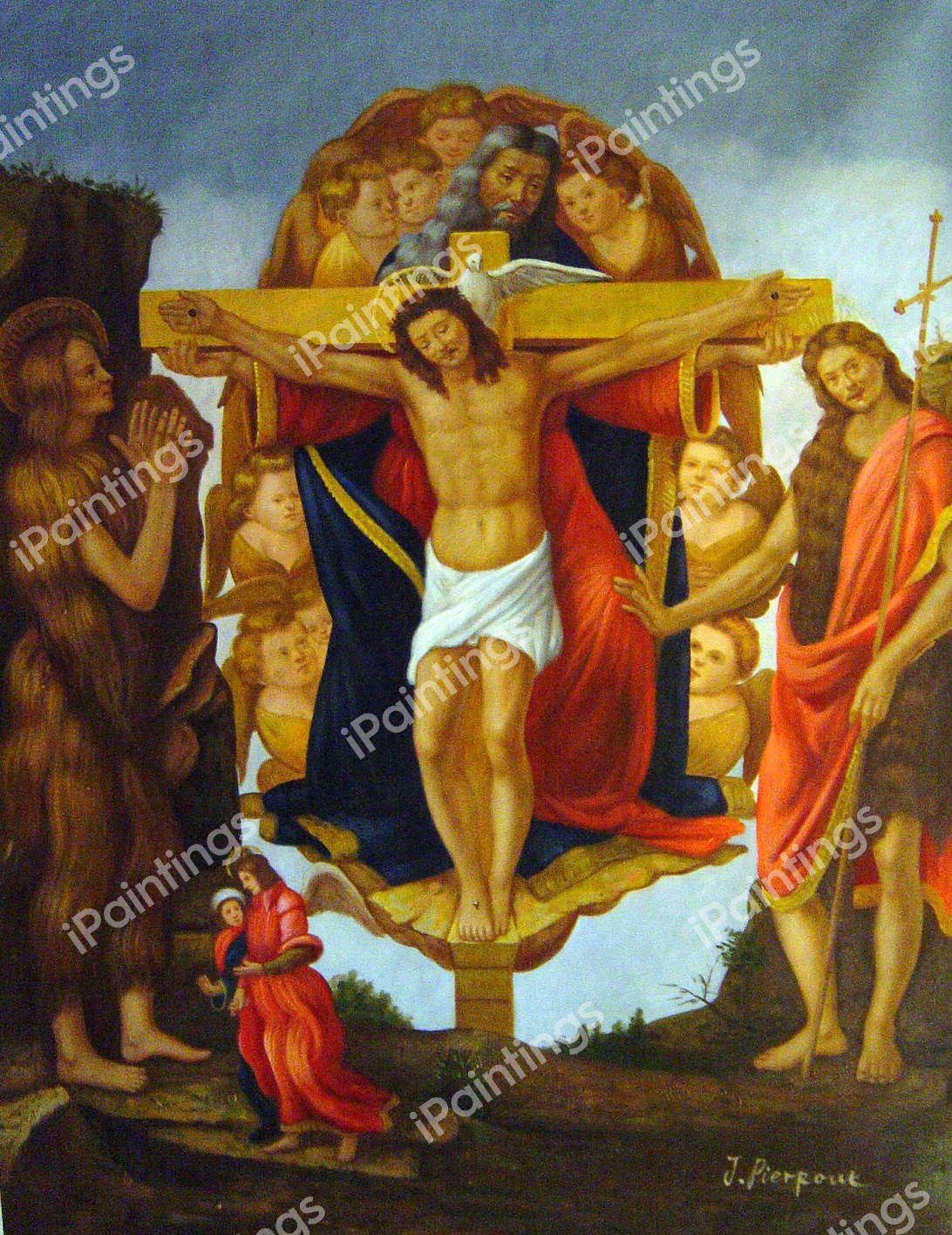 Holy Trinity (Pala della Convertite). The painting by Sandro Botticelli