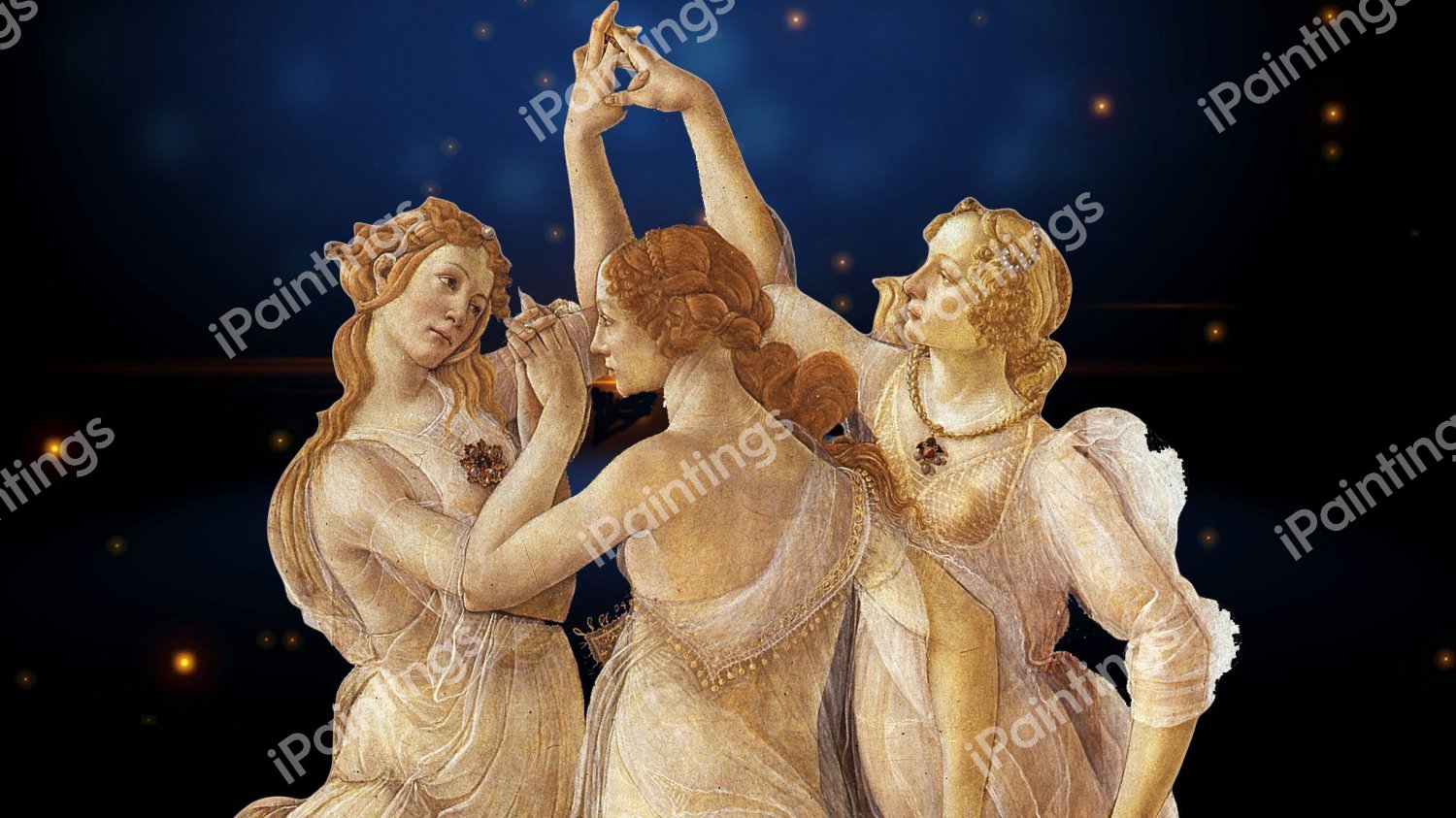 Primavera (Allegory of Spring). The painting by Sandro Botticelli