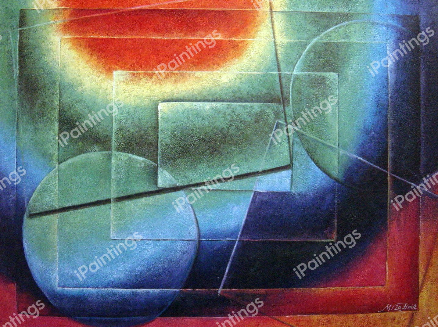 Shapely Colors. The painting by Our Originals