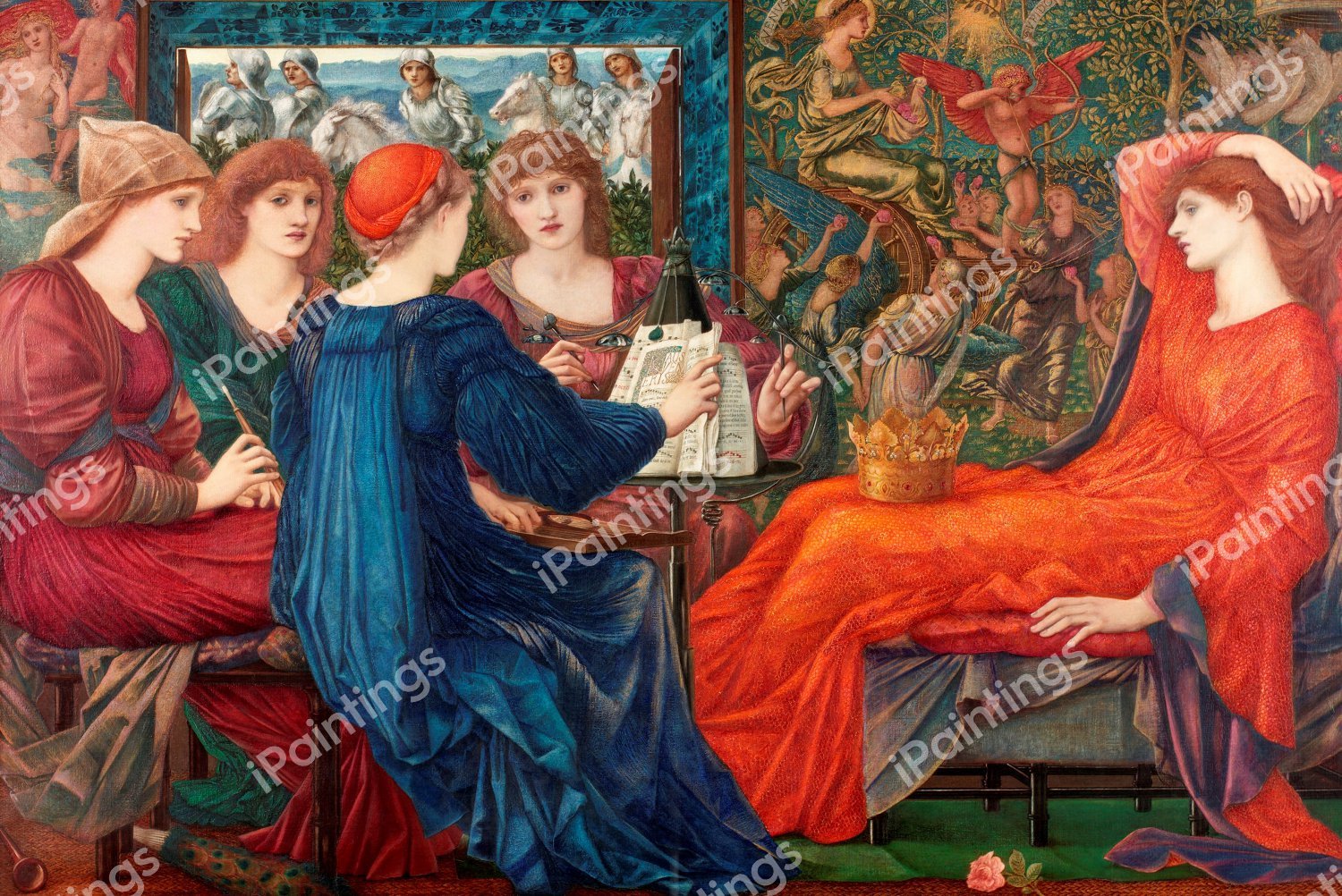 In Praise of Venus (Laus Veneris). The painting by Sir Edward Coley Burne-Jones