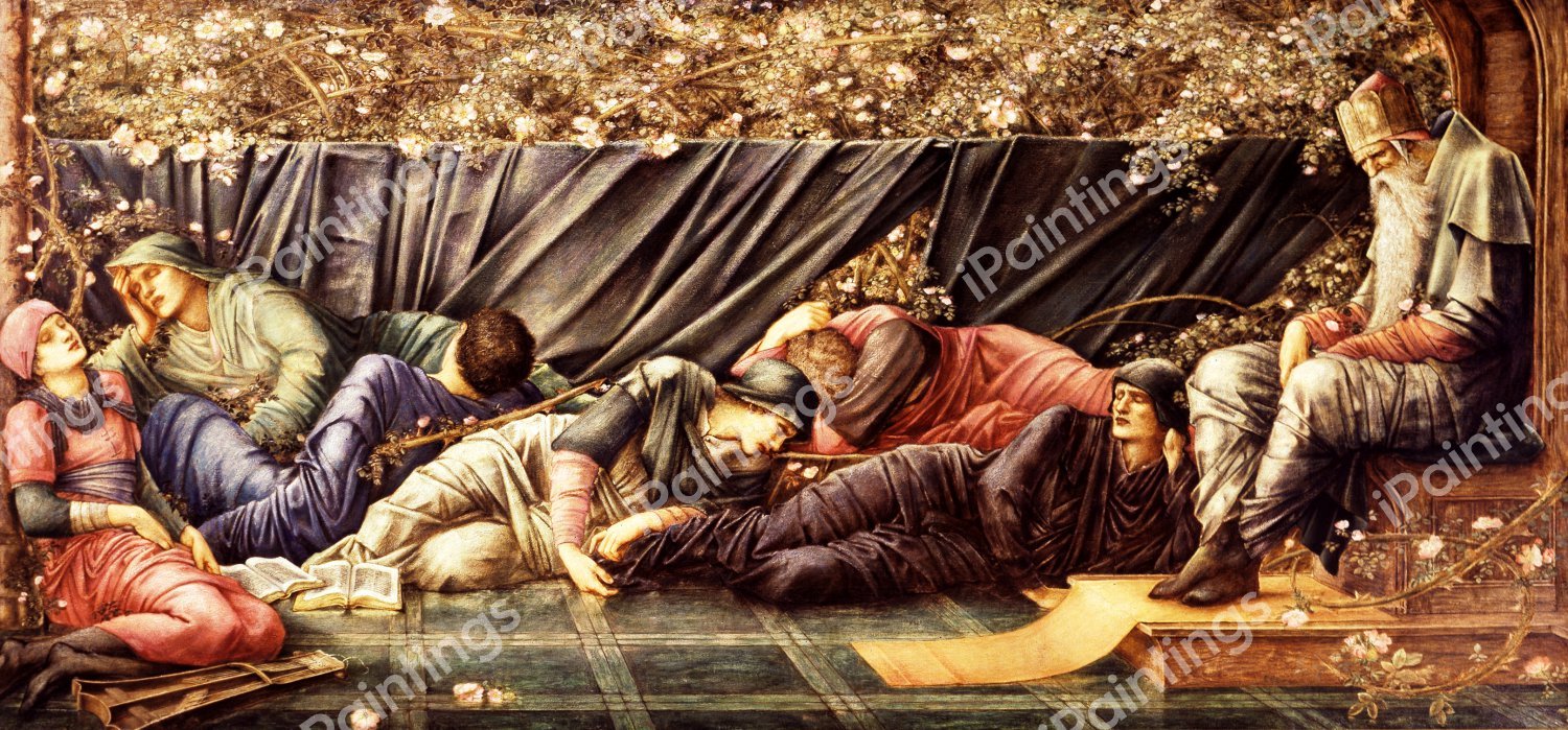 The Council Chamber. The painting by Sir Edward Coley Burne-Jones