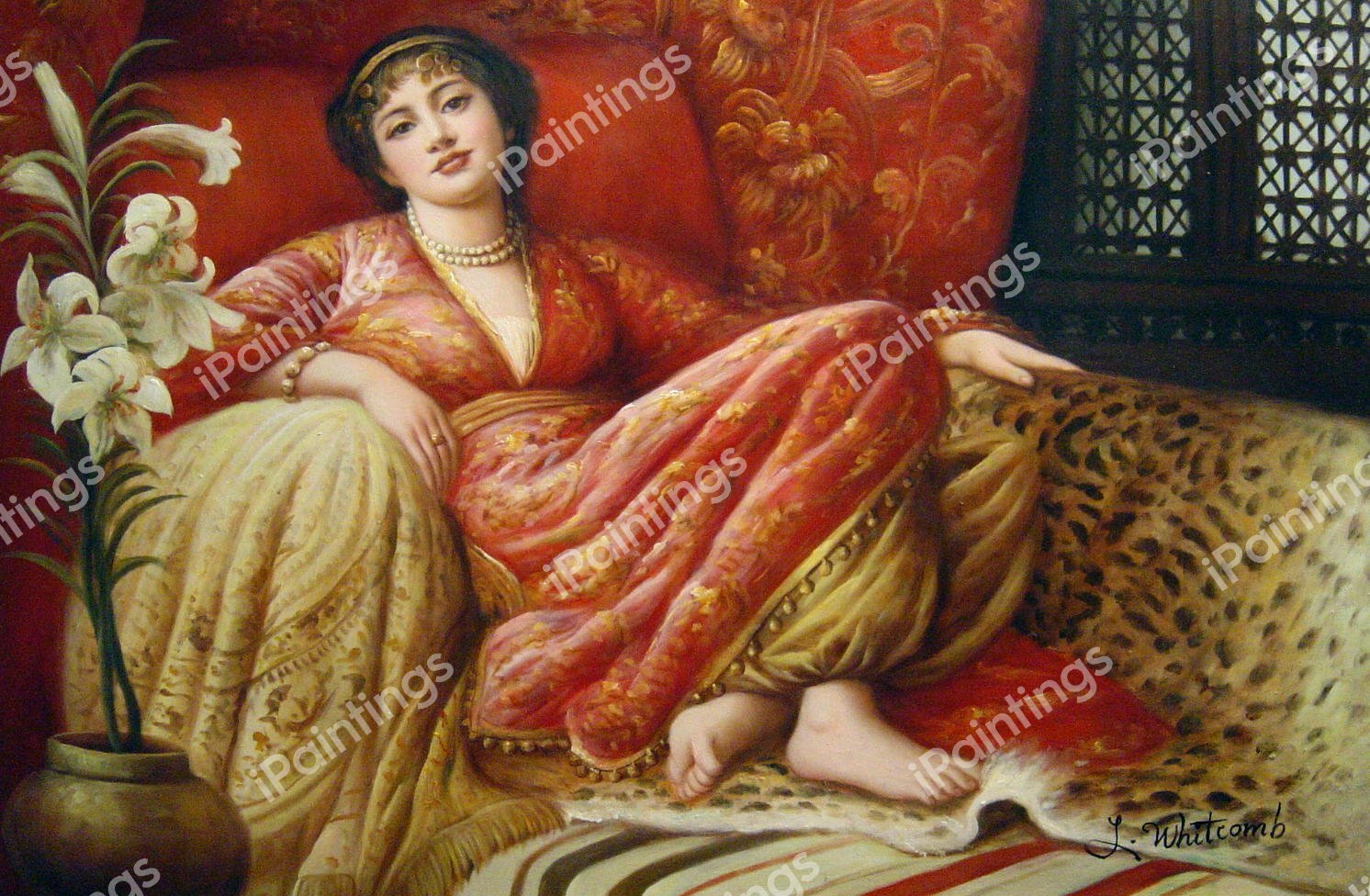 Passion. The painting by Sir Frank Dicksee