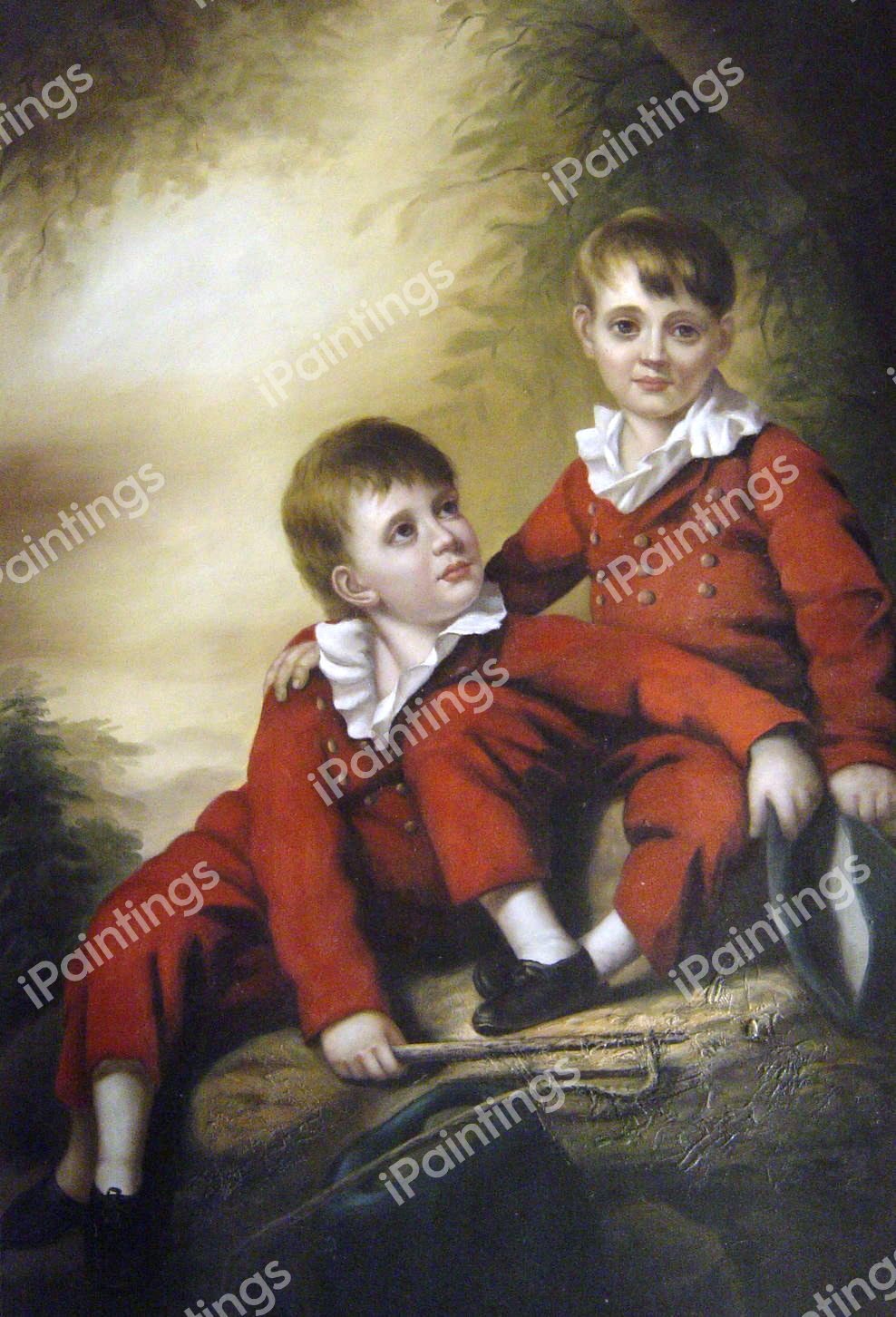 The Binning Children. The painting by Sir Henry Raeburn