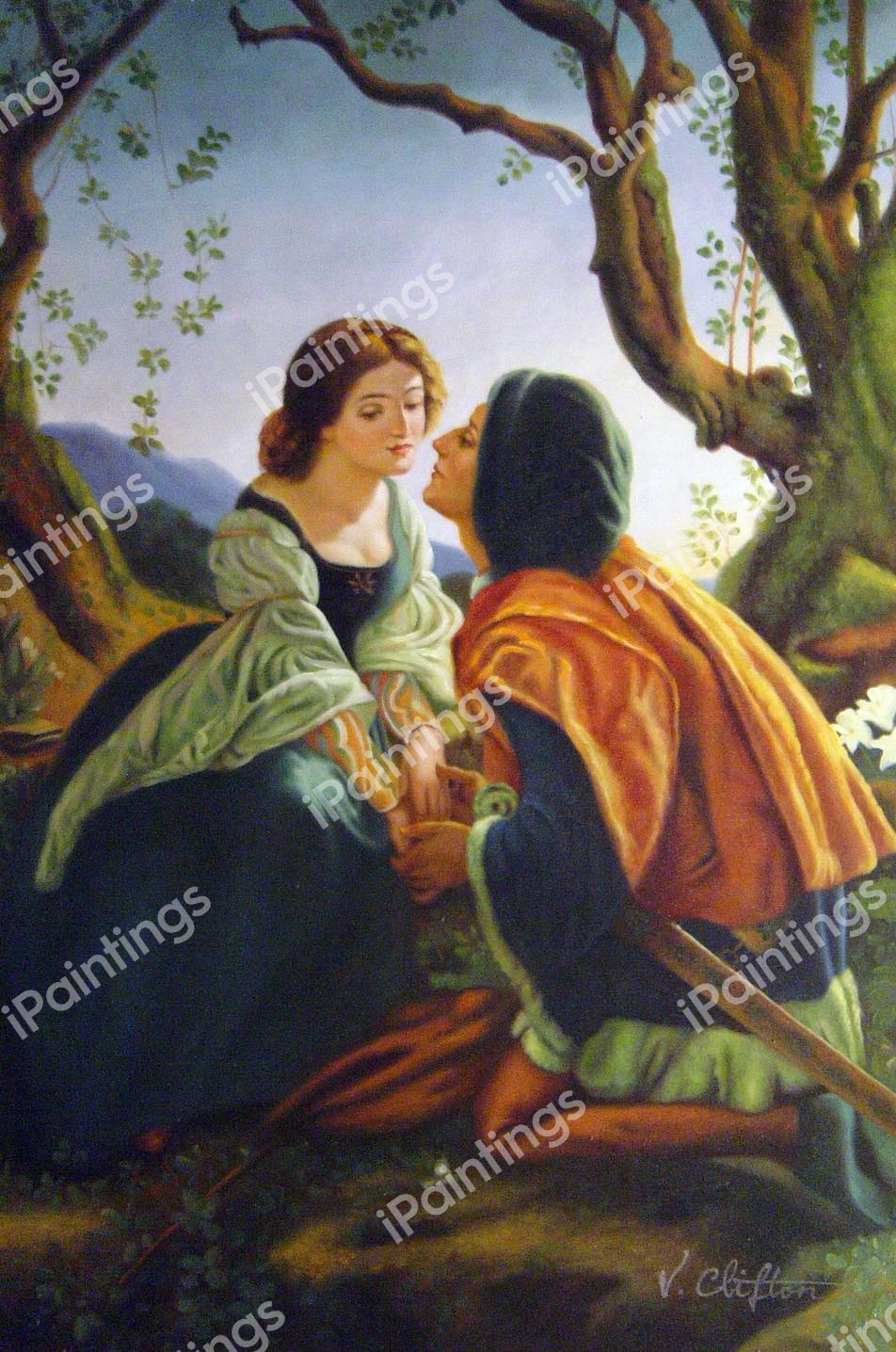 Hesperus. The painting by Sir Joseph Noel Paton