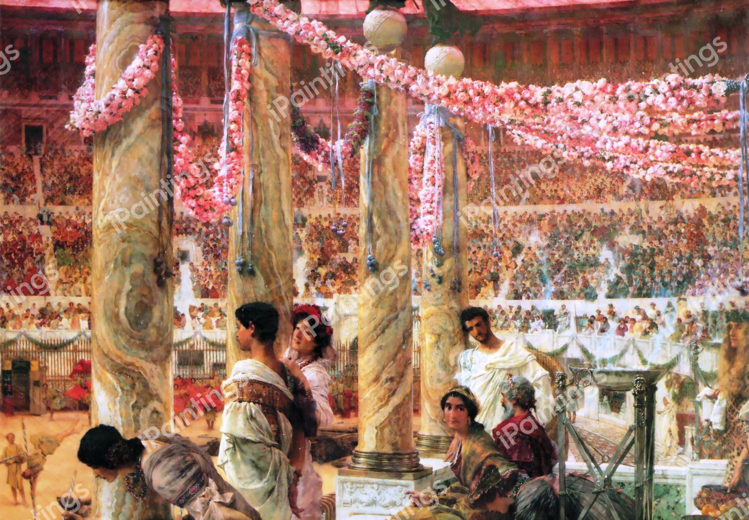 Caracalla and Geta. The painting by Sir Lawrence Alma-Tadema