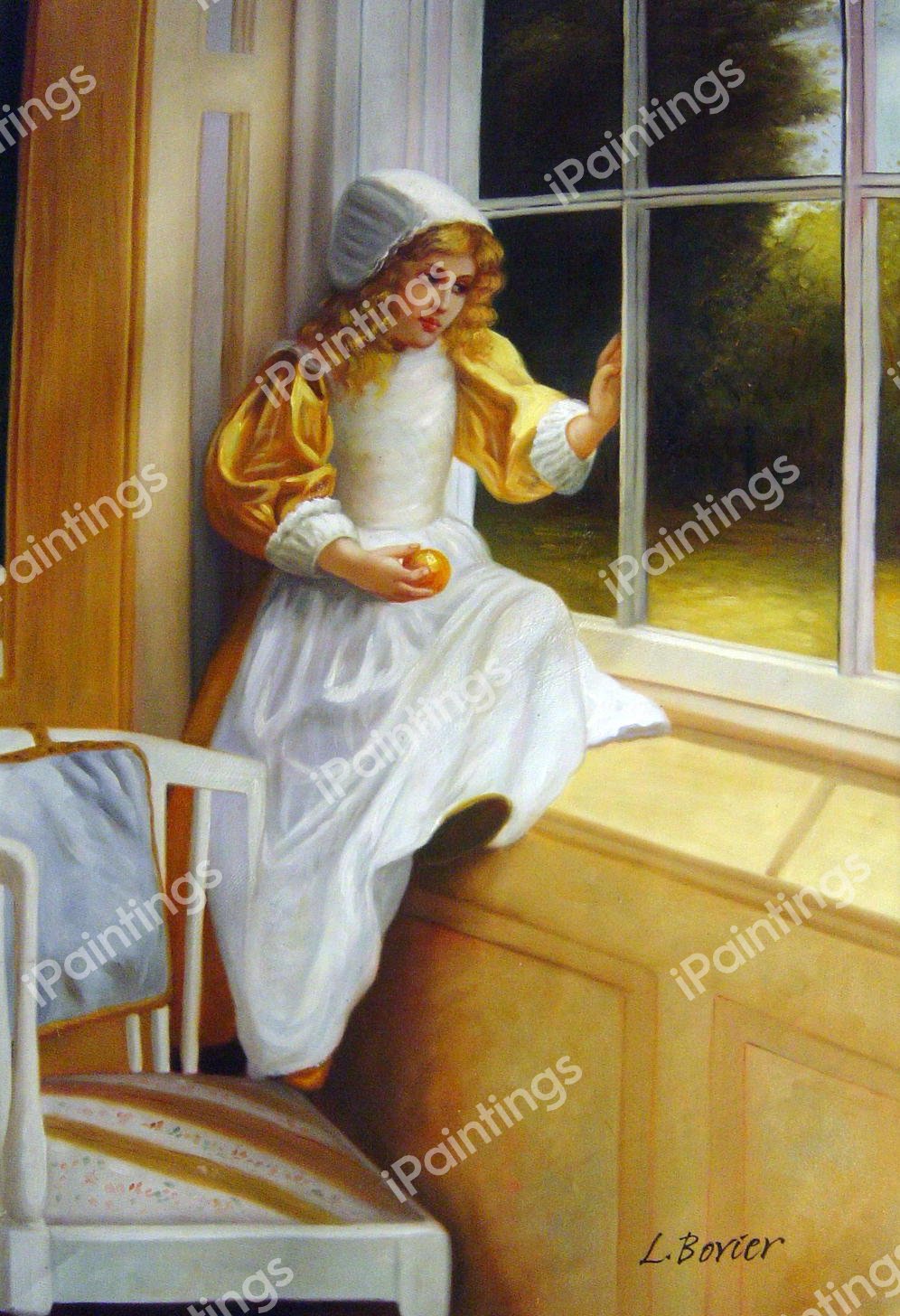 Sunshine. The painting by Sir Lawrence Alma-Tadema