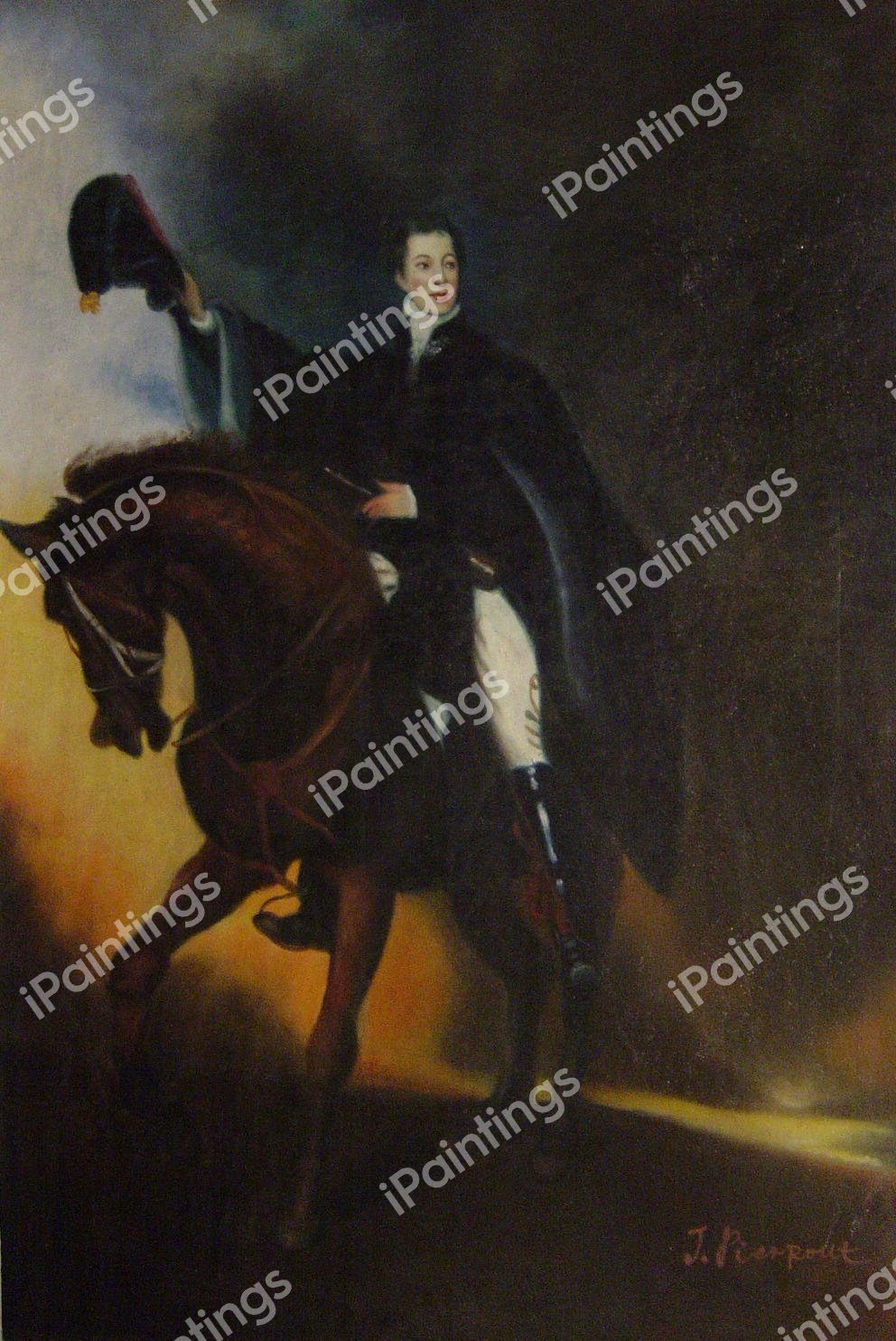 The Duke of Wellington On Copenhagen. The painting by Sir Thomas Lawrence