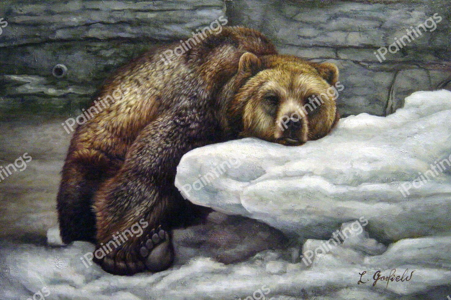 So Bored. The painting by Our Originals