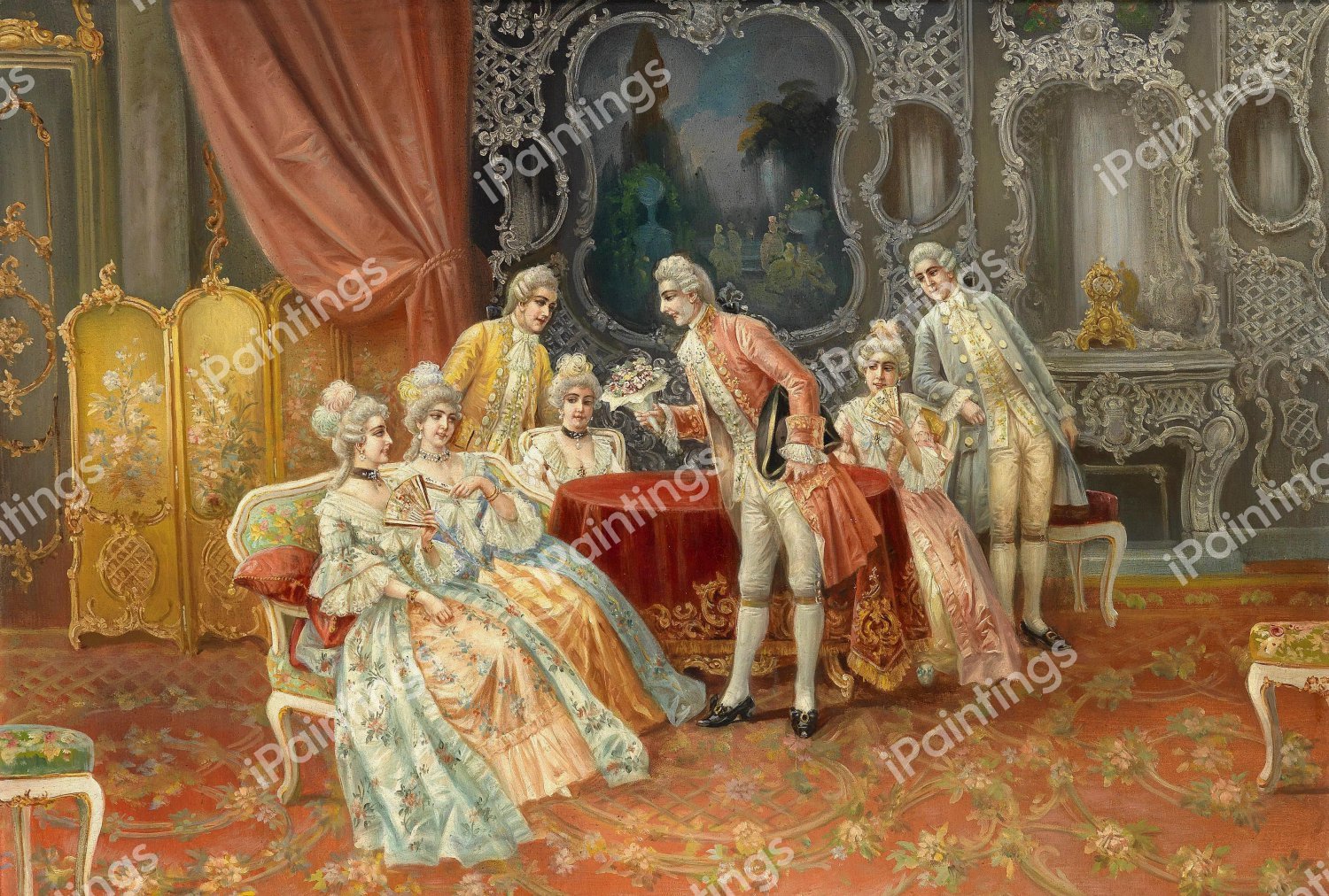 The Proposal. The painting by Stephan Sedlacek
