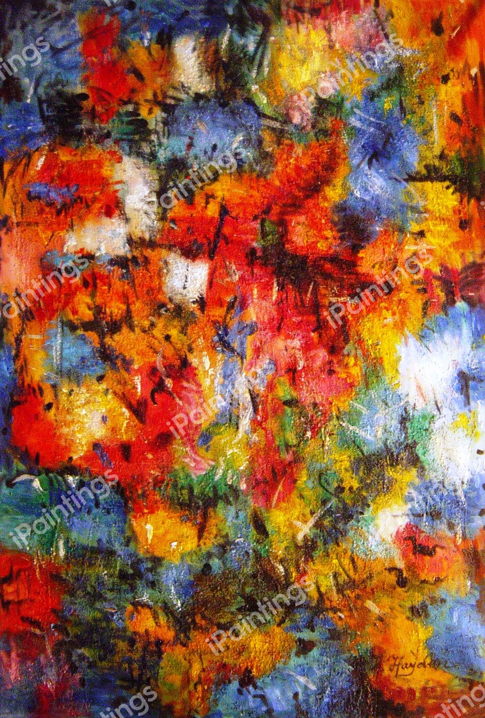 The Abstract Landscape. The painting by Our Originals