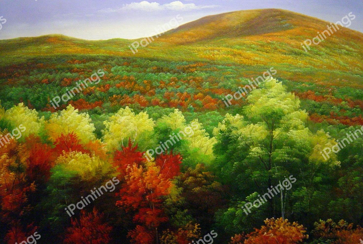 The Autumn Mountains. The painting by Our Originals
