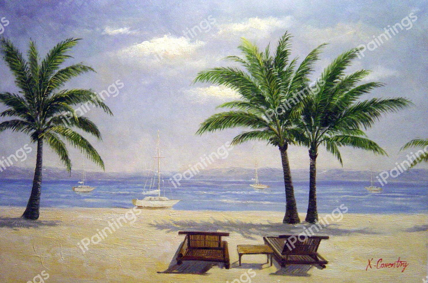 The Beach Getaway. The painting by Our Originals