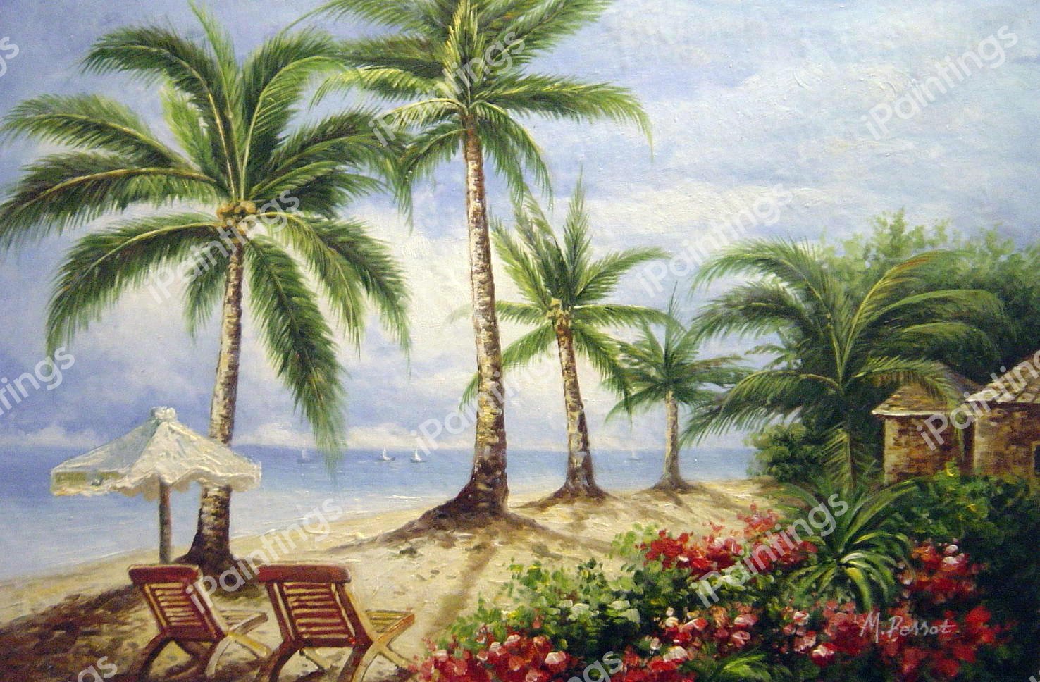 The Beach Is Waiting For You. The painting by Our Originals